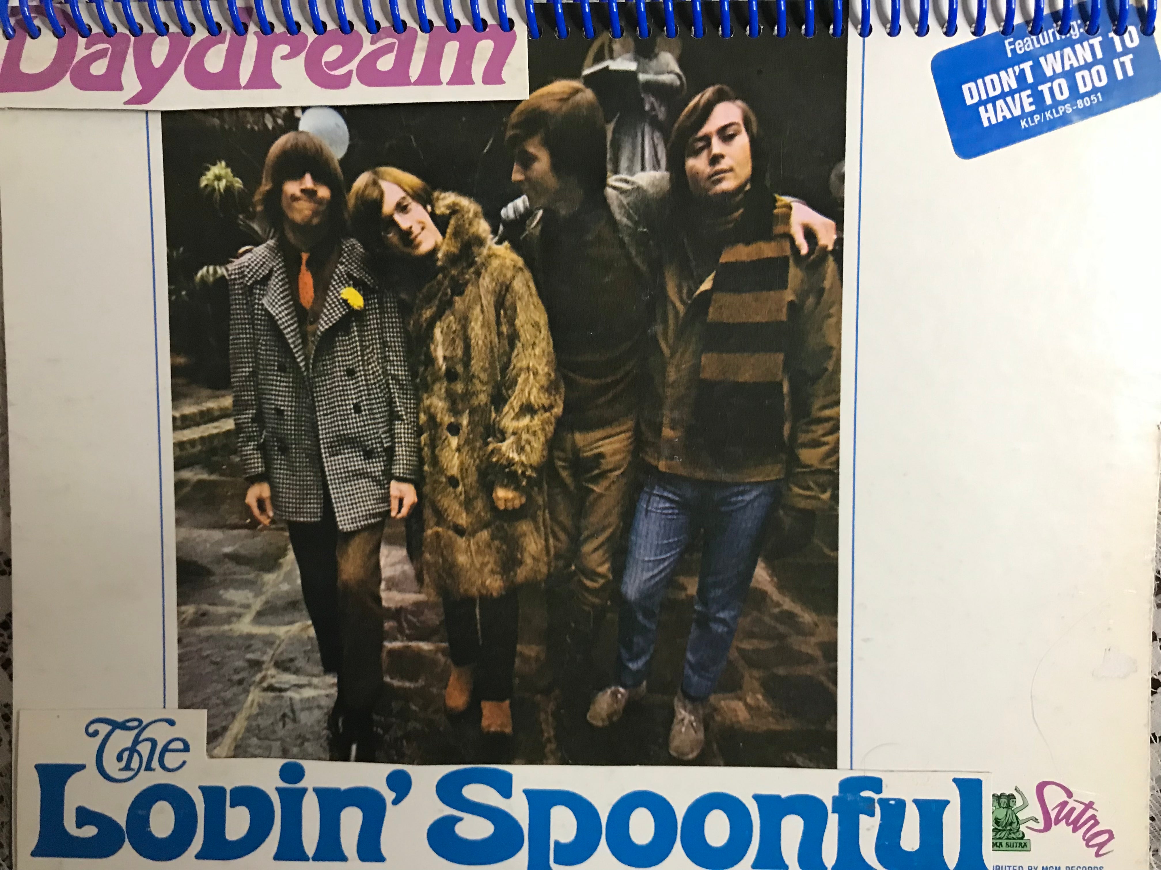 Lovin Spoonful Daydreamin Album Cover Notebook