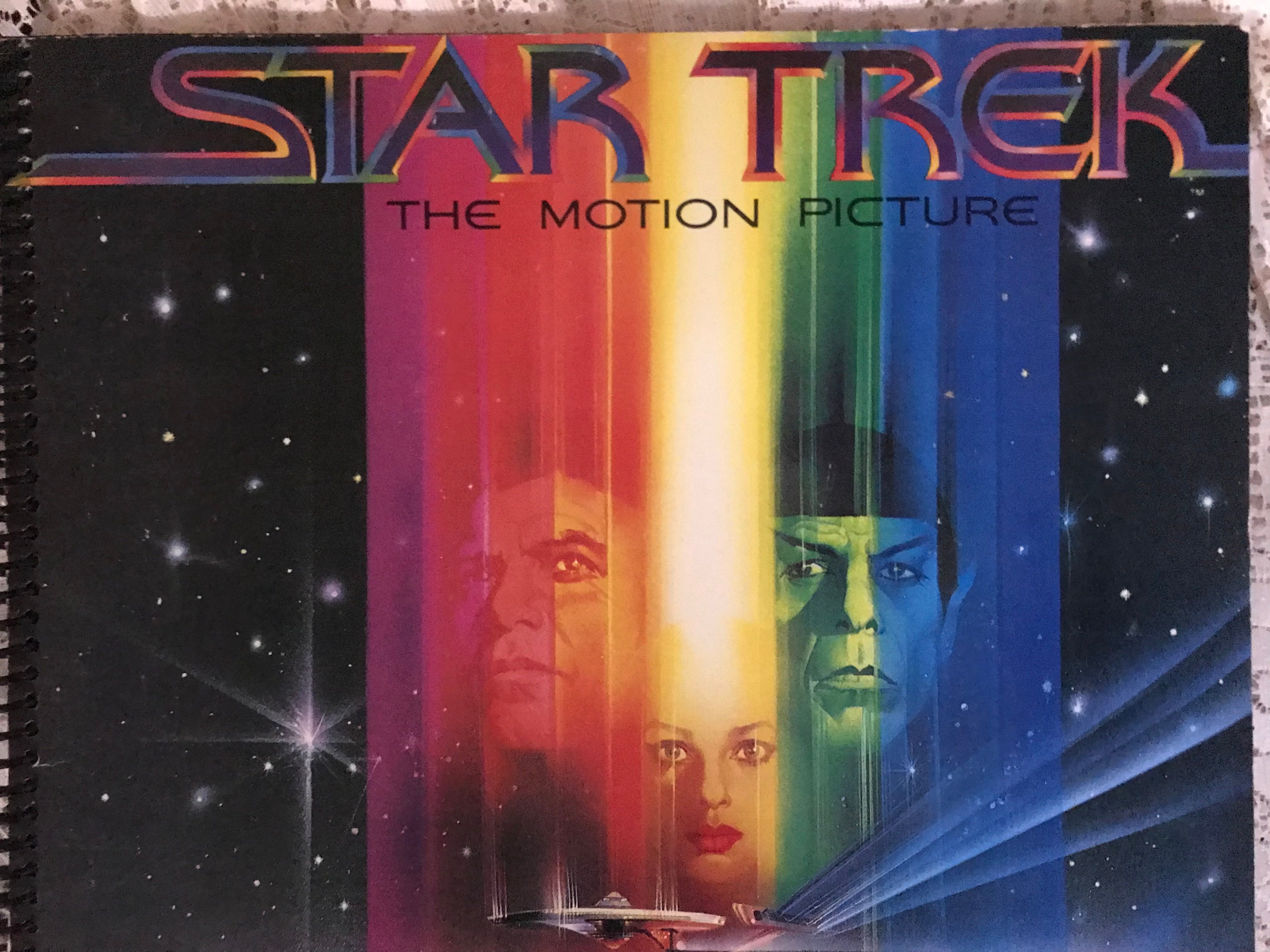 Star Trek The Motion Picture Album Cover Notebook