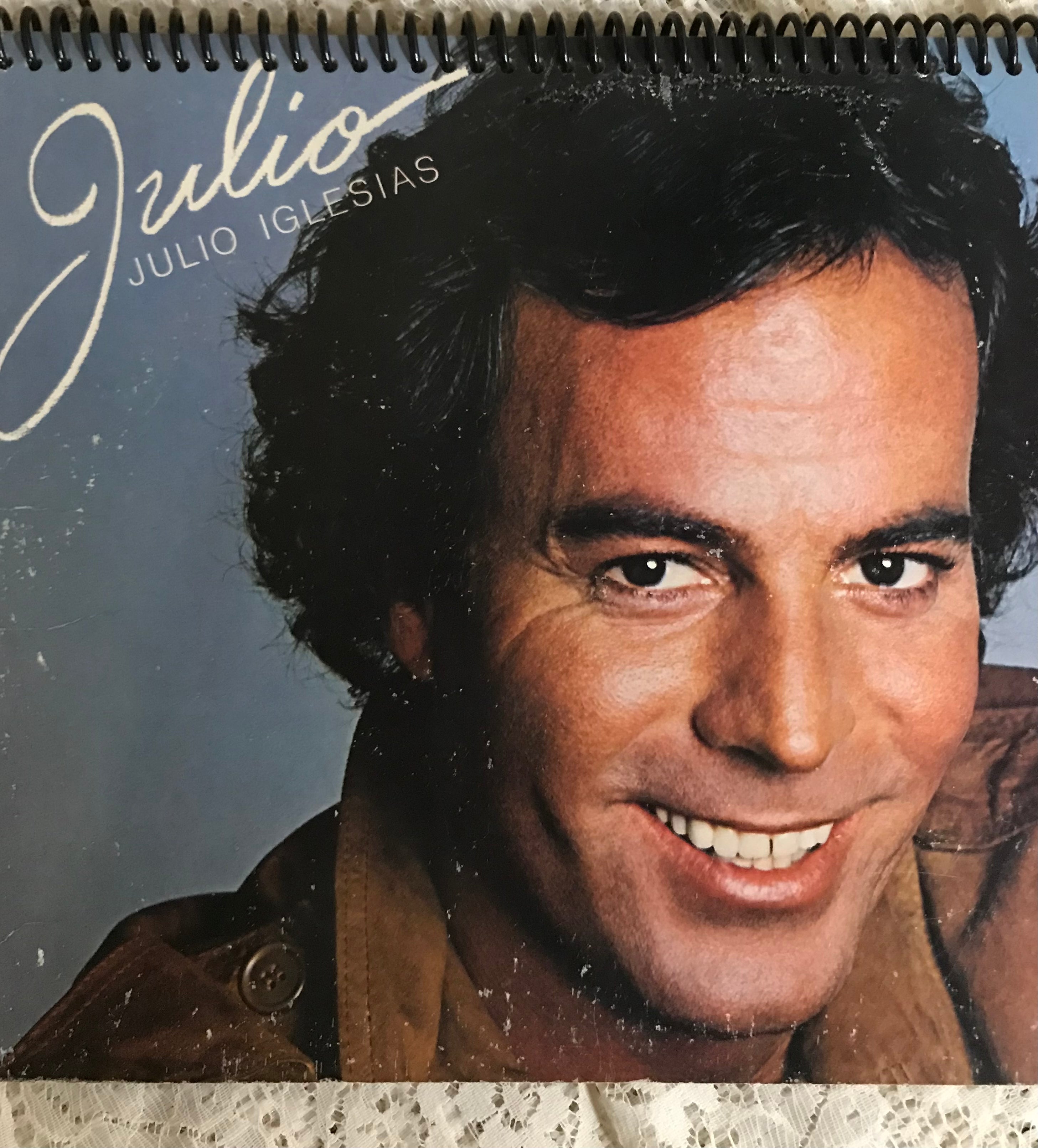 Julio Iglesias Album Cover Notebook