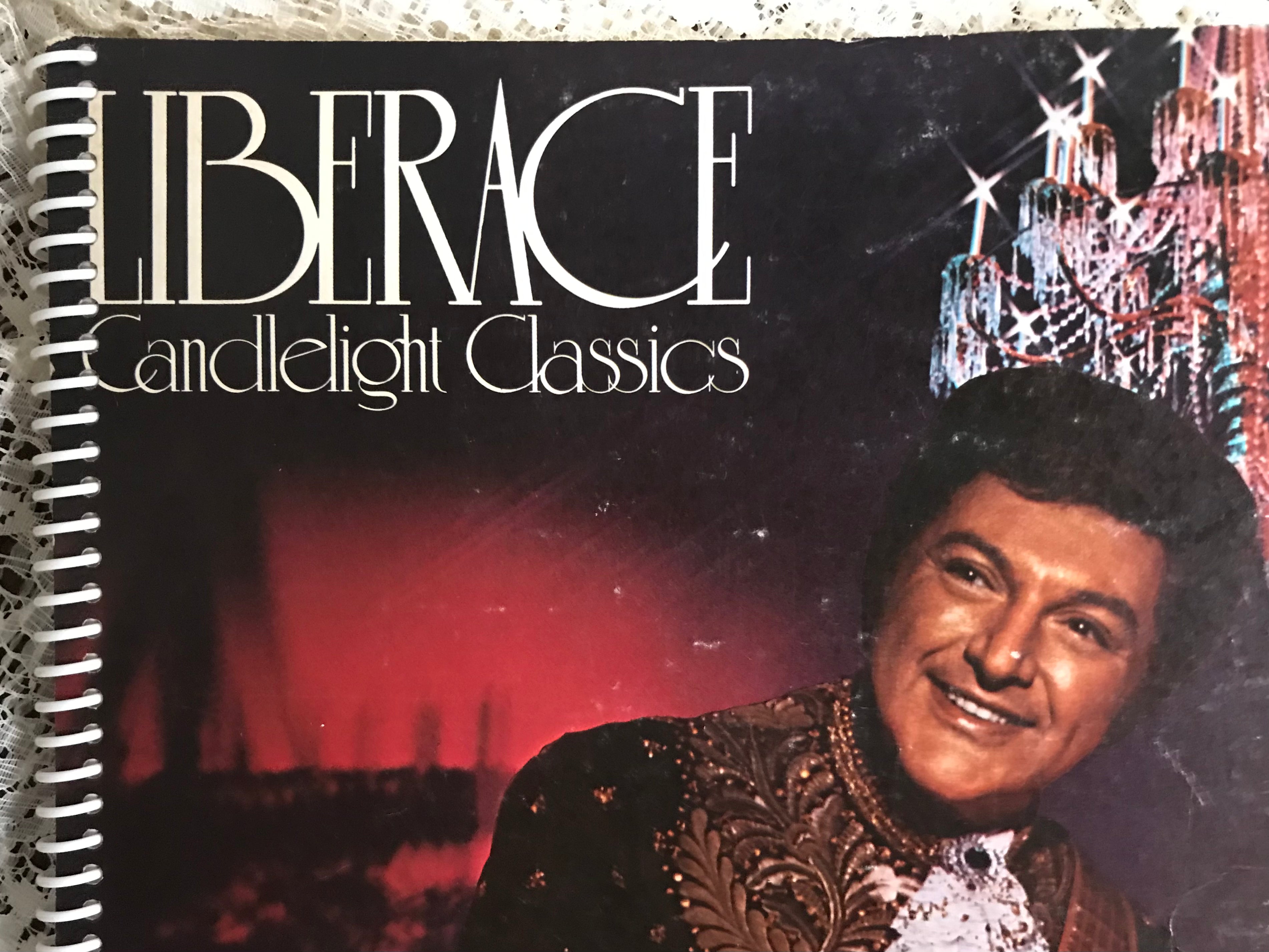 Liberace Candlelight Classics Album Cover Notebook