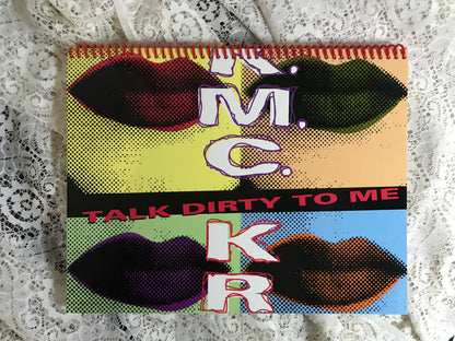 KMC KRC Talk Dirty to Me Album Cover Notebook