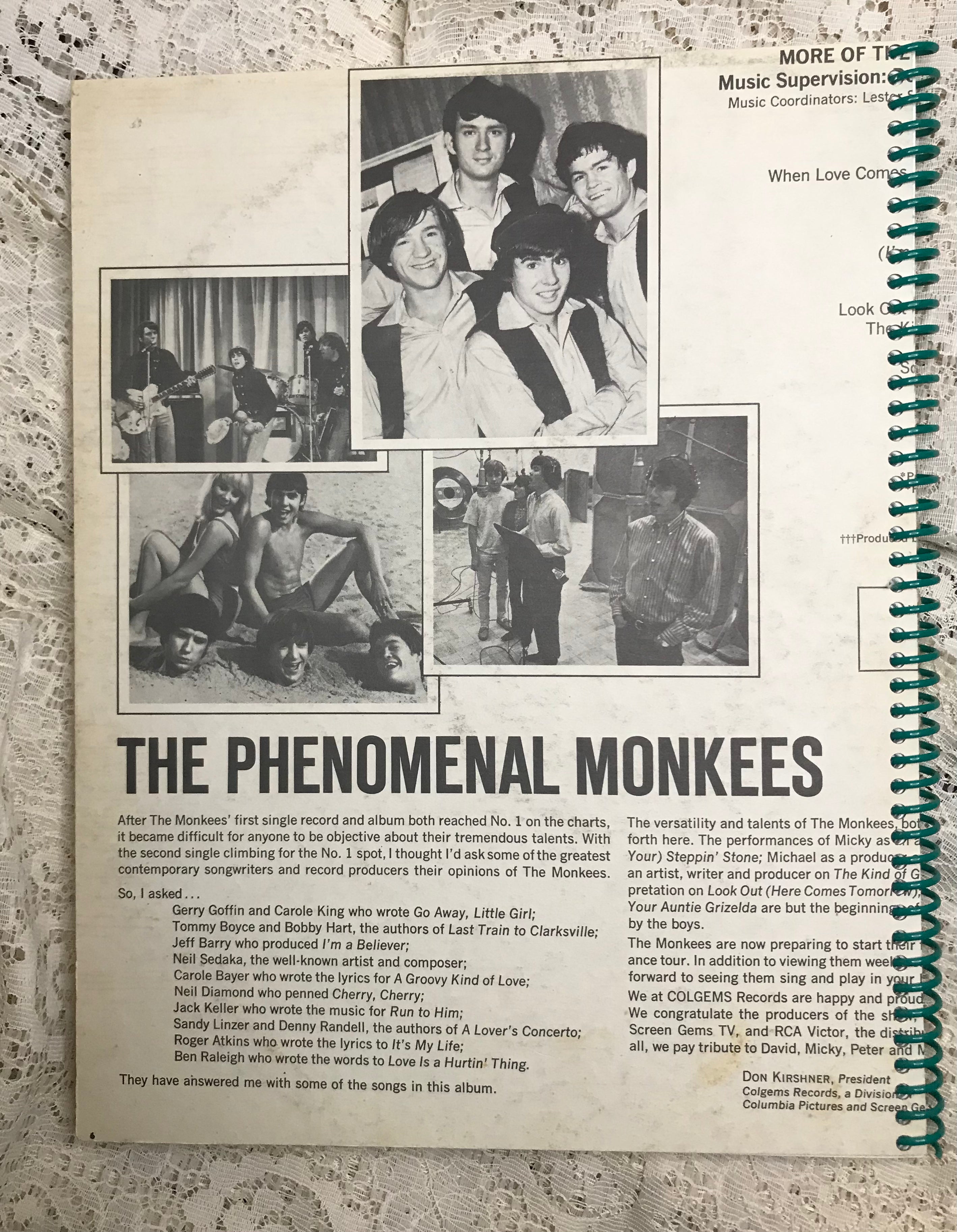 Monkees Album Cover Notebook