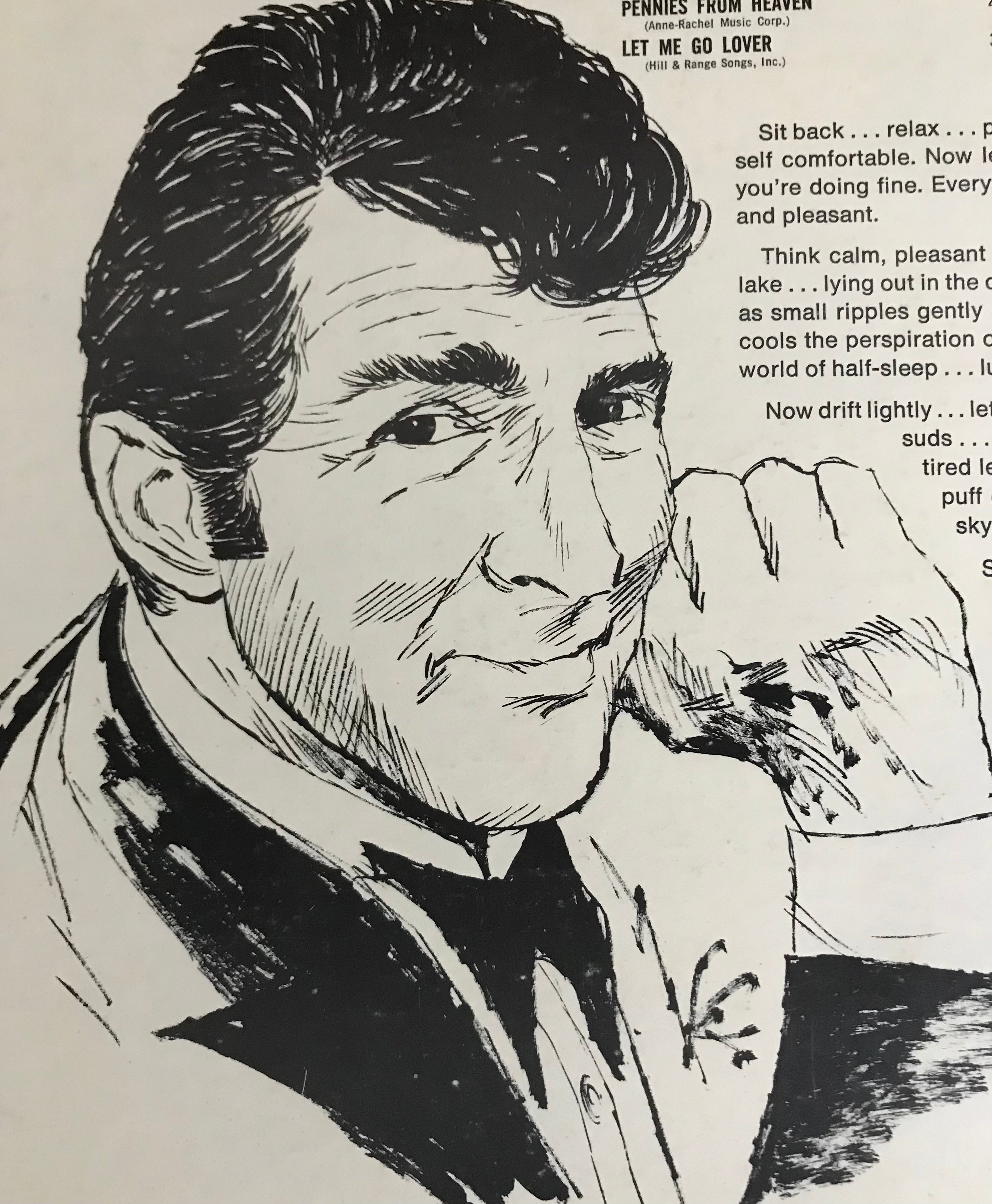 Dean Martin  Young & Foolish Album Cover Notebook