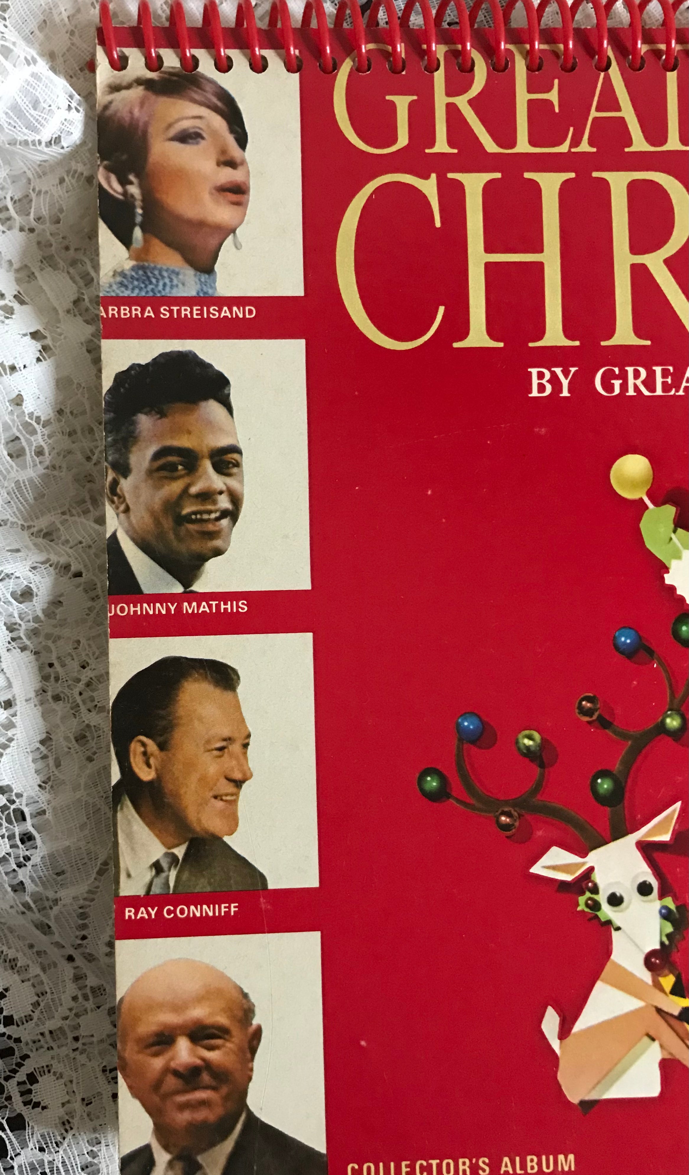 Christmas Greats Album Cover Notebook