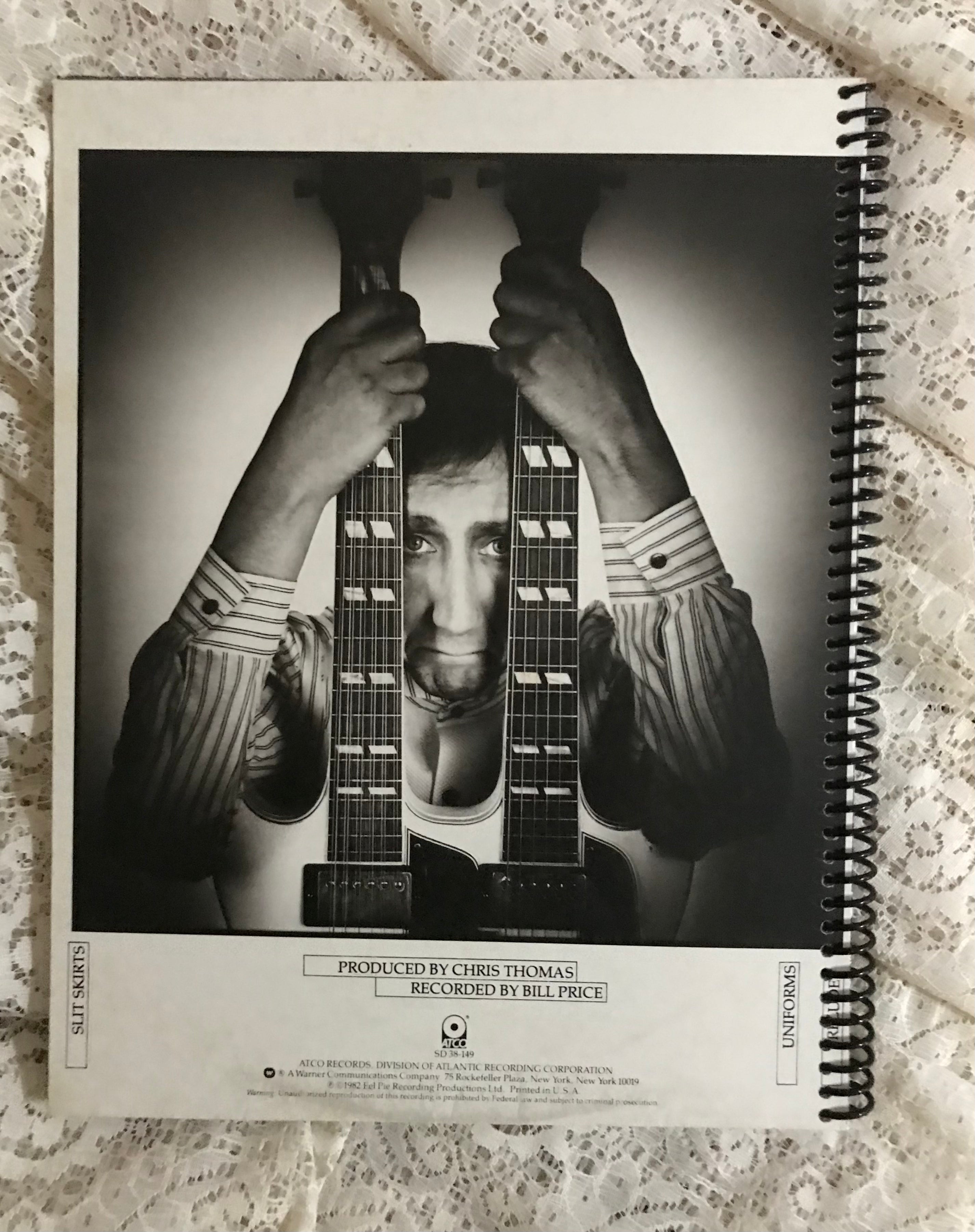 Pete Townsend Album Cover Notebook