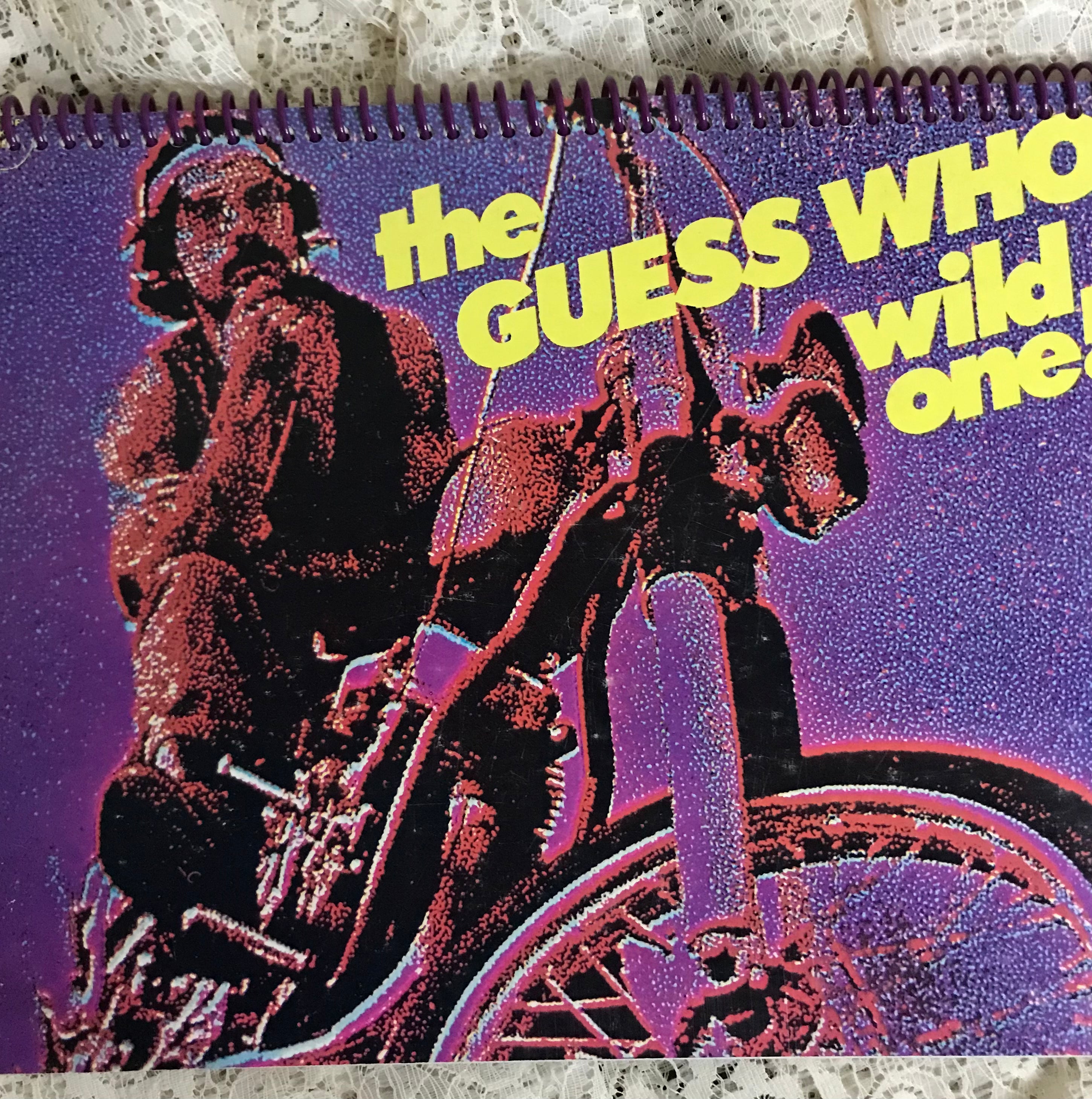 The Guess Who Wild One Album Cover Notebook