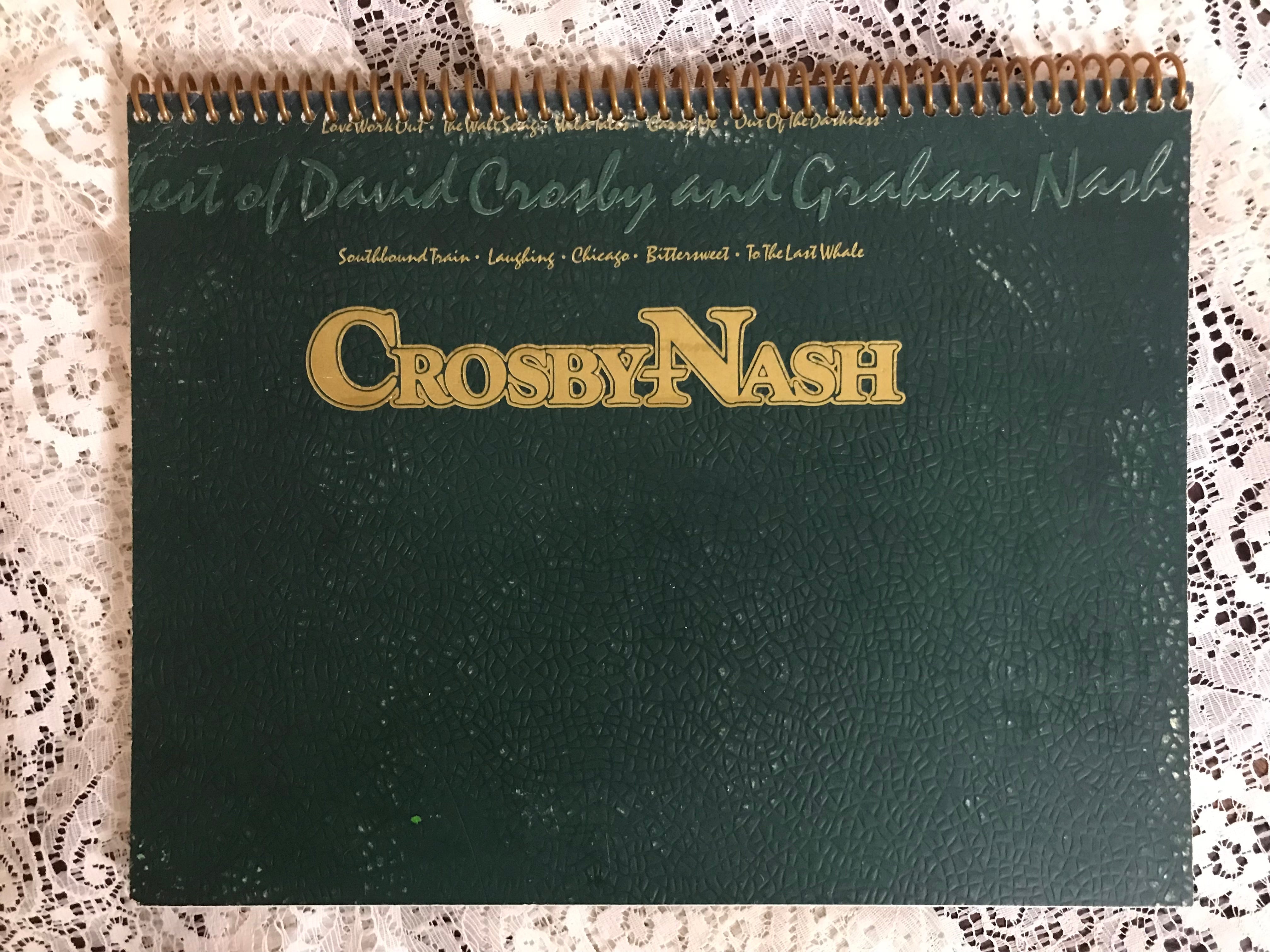 Crosby / Nash  The Best Of Album Cover Notebook