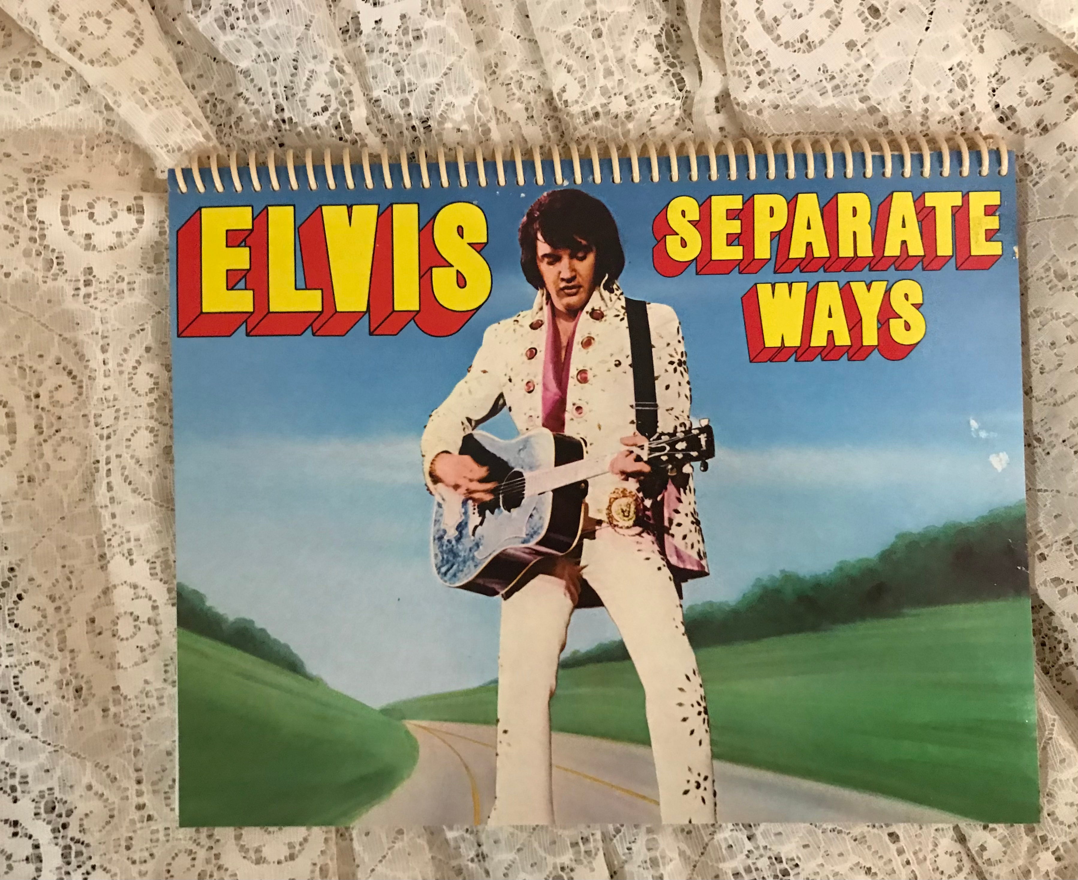 Elvis Separate Ways Album Cover Notebook