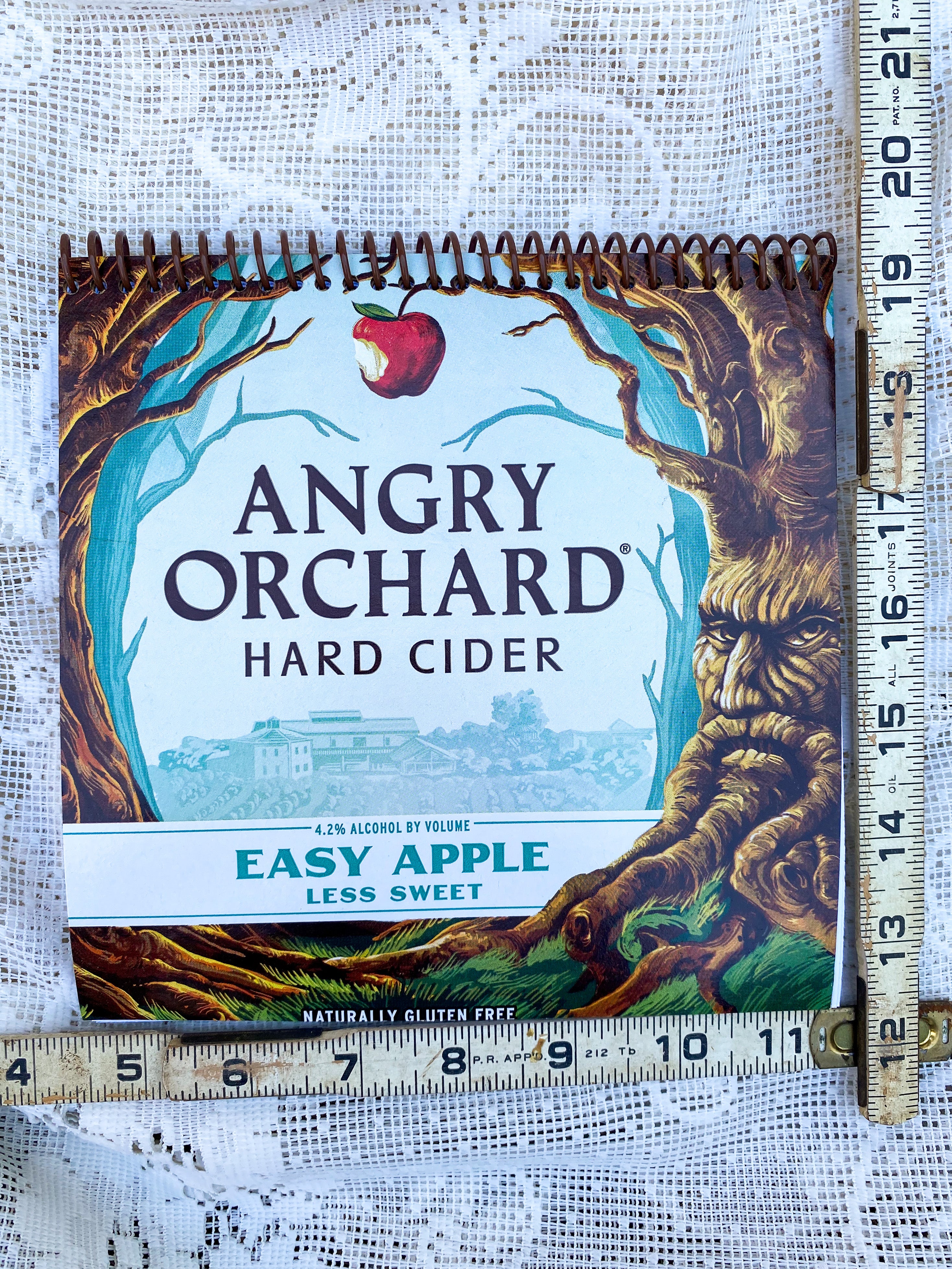Angry Orchard Easy Apple Recycled Beer Carton Notebook