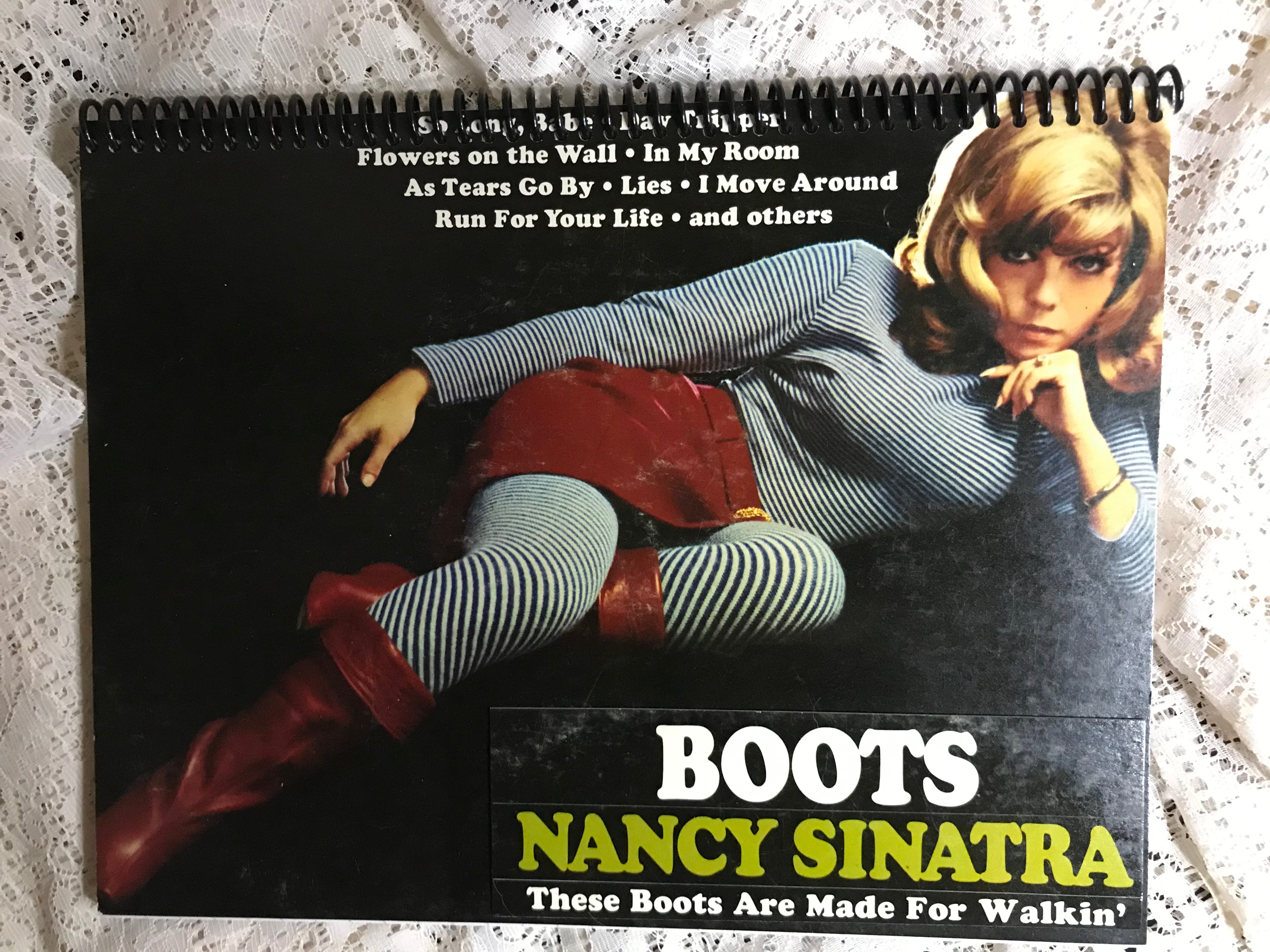 Nancy Sinatra Boots Album Cover Notebook