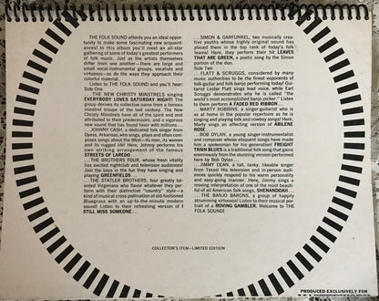 Folk Sound Recycled Album Cover Notebook