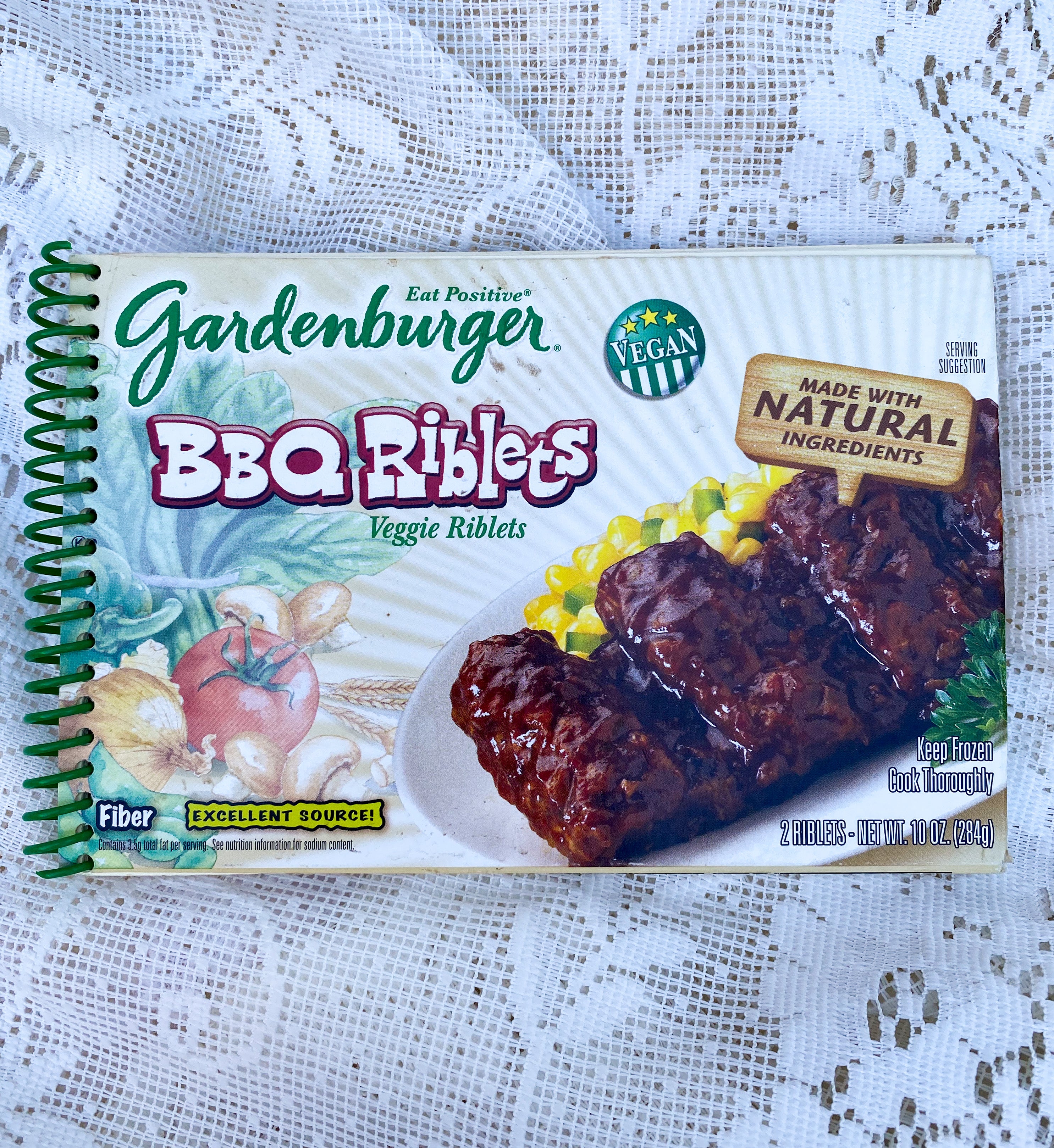 Gardenburger Veggie Riblets Recycled Notebook