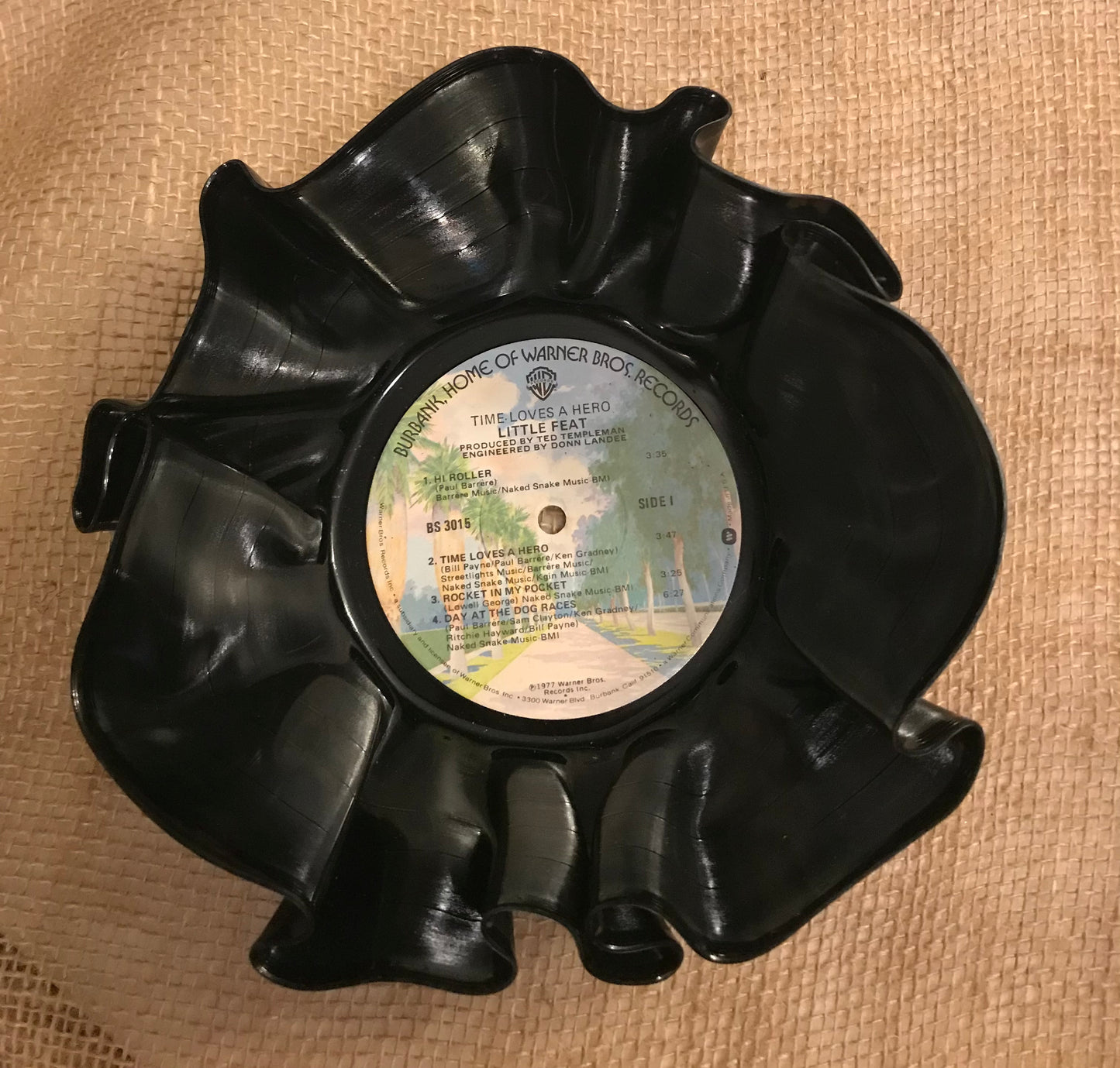 Record Bowl Little Feat…Time Loves a Hero