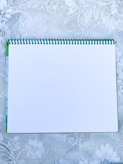 Blue Moon Spring Sampler Recycled Notebook