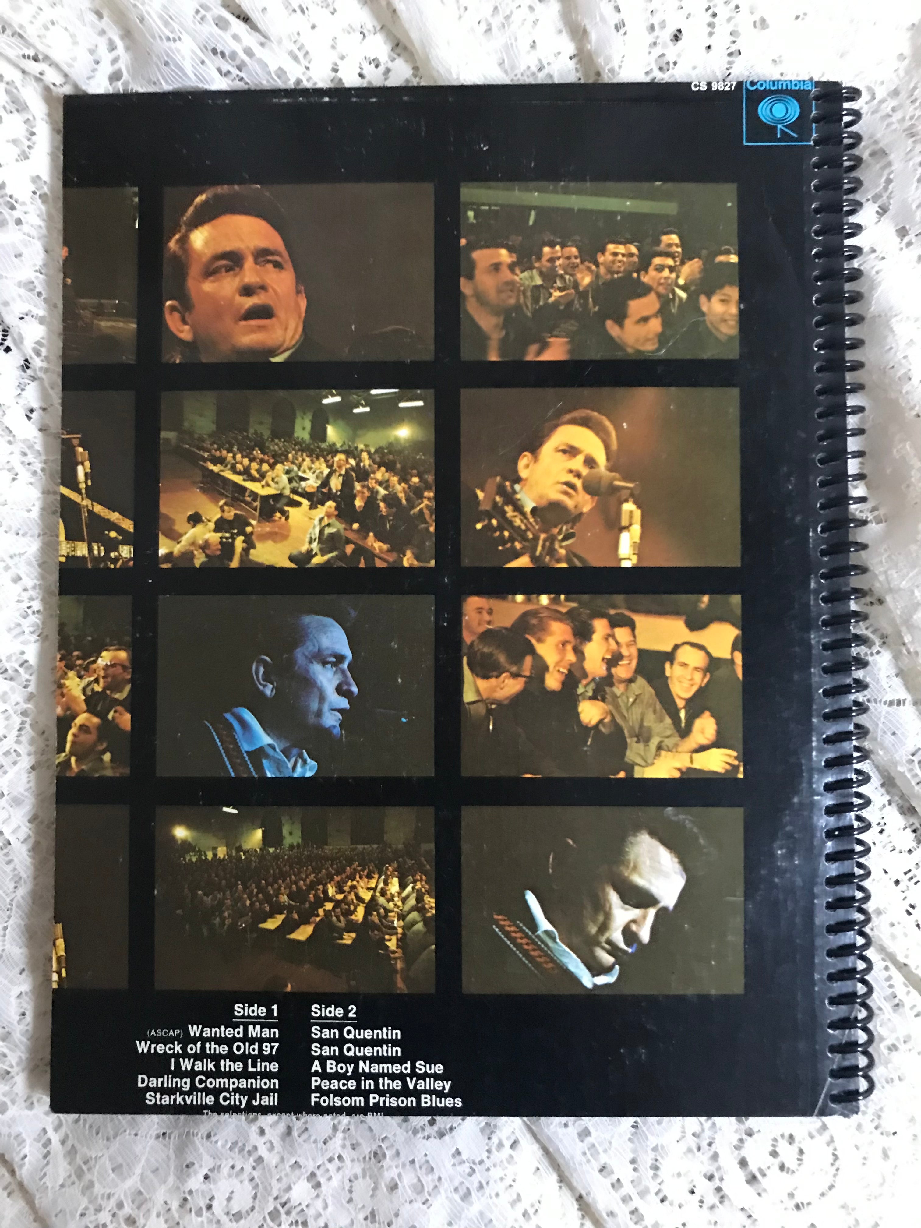 Johnny Cash Album Cover Notebook