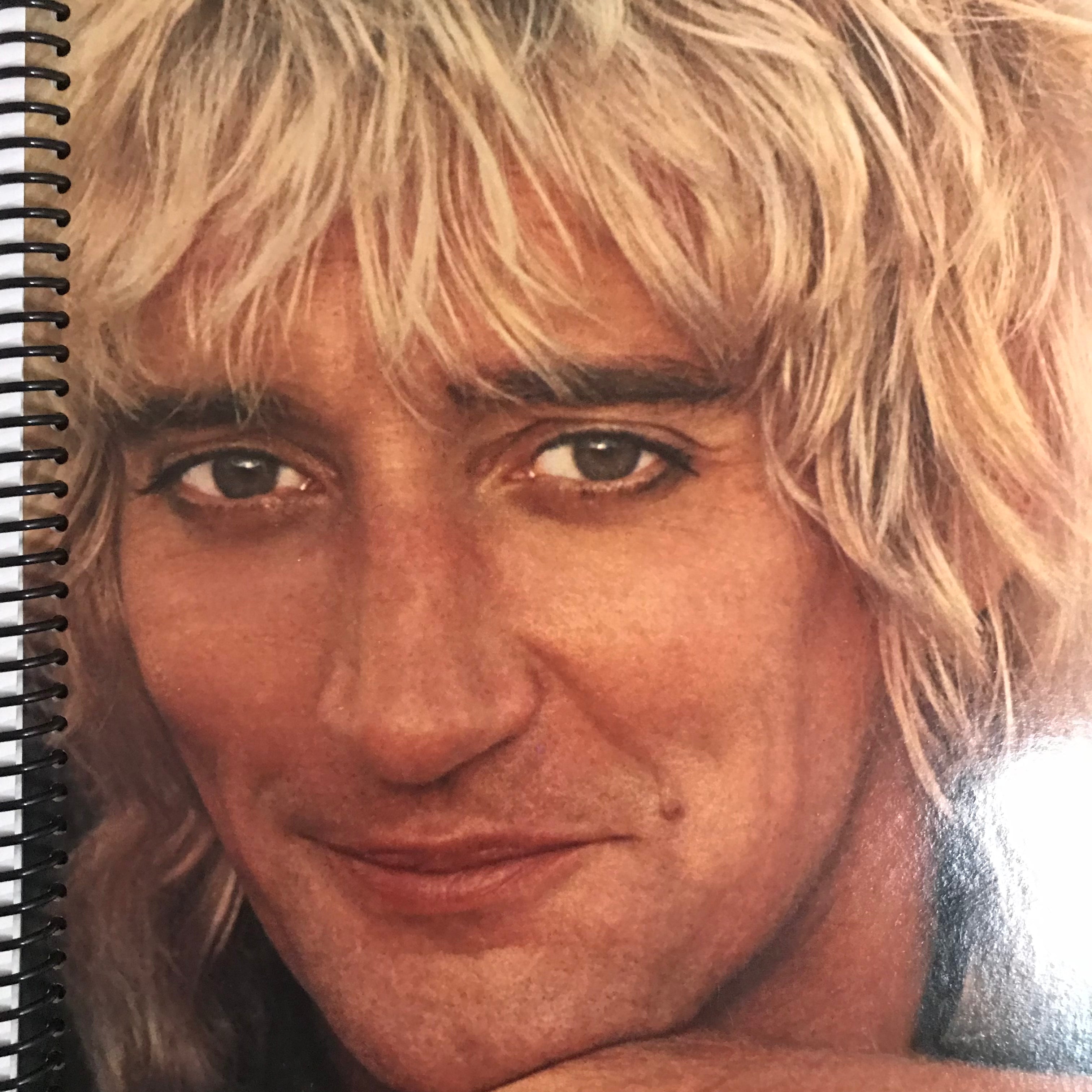 Rod Stewart Recycled Album Cover Notebook