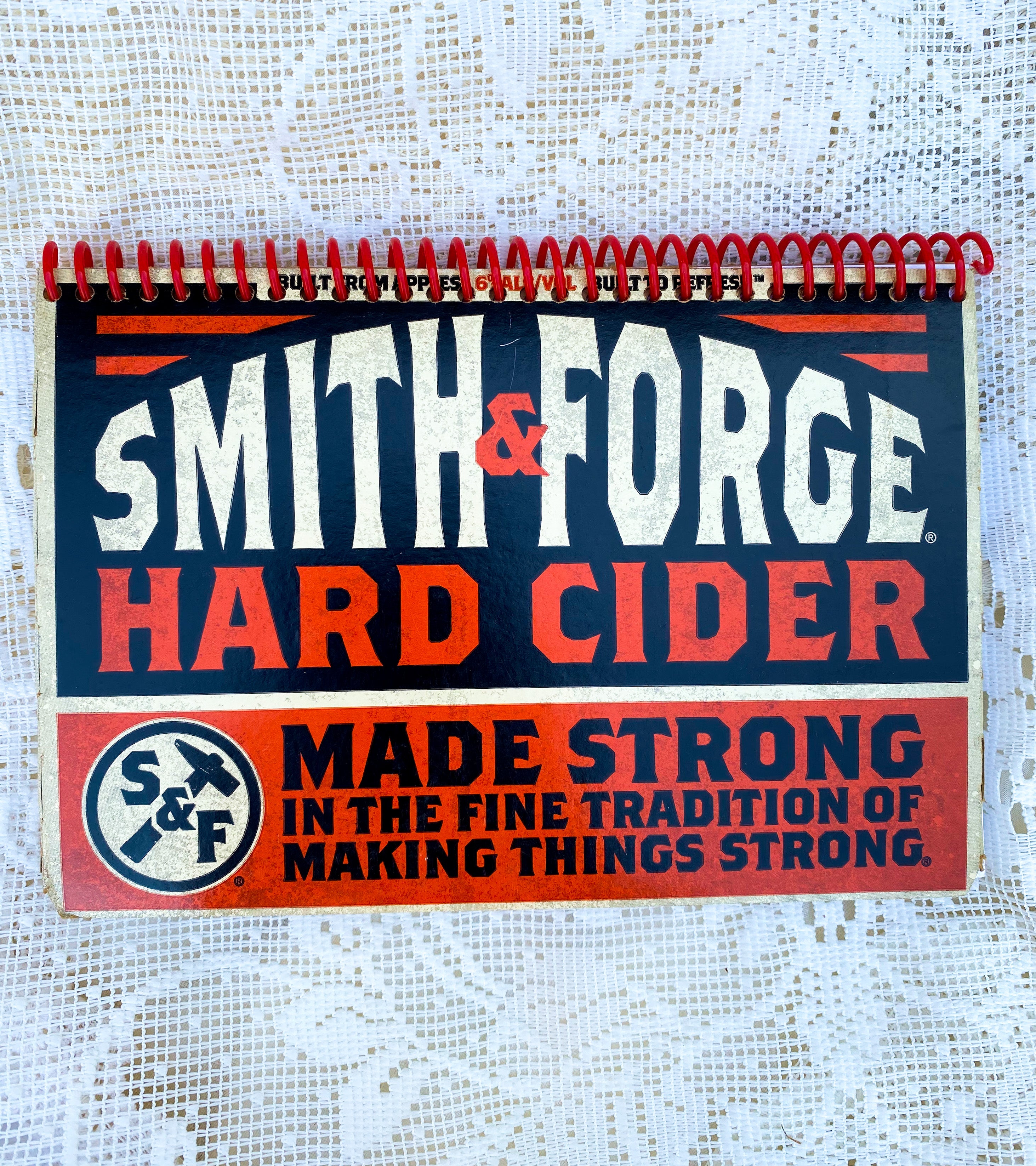 Smith & Forge Hard Cider Recycled Beer Carton Notebook