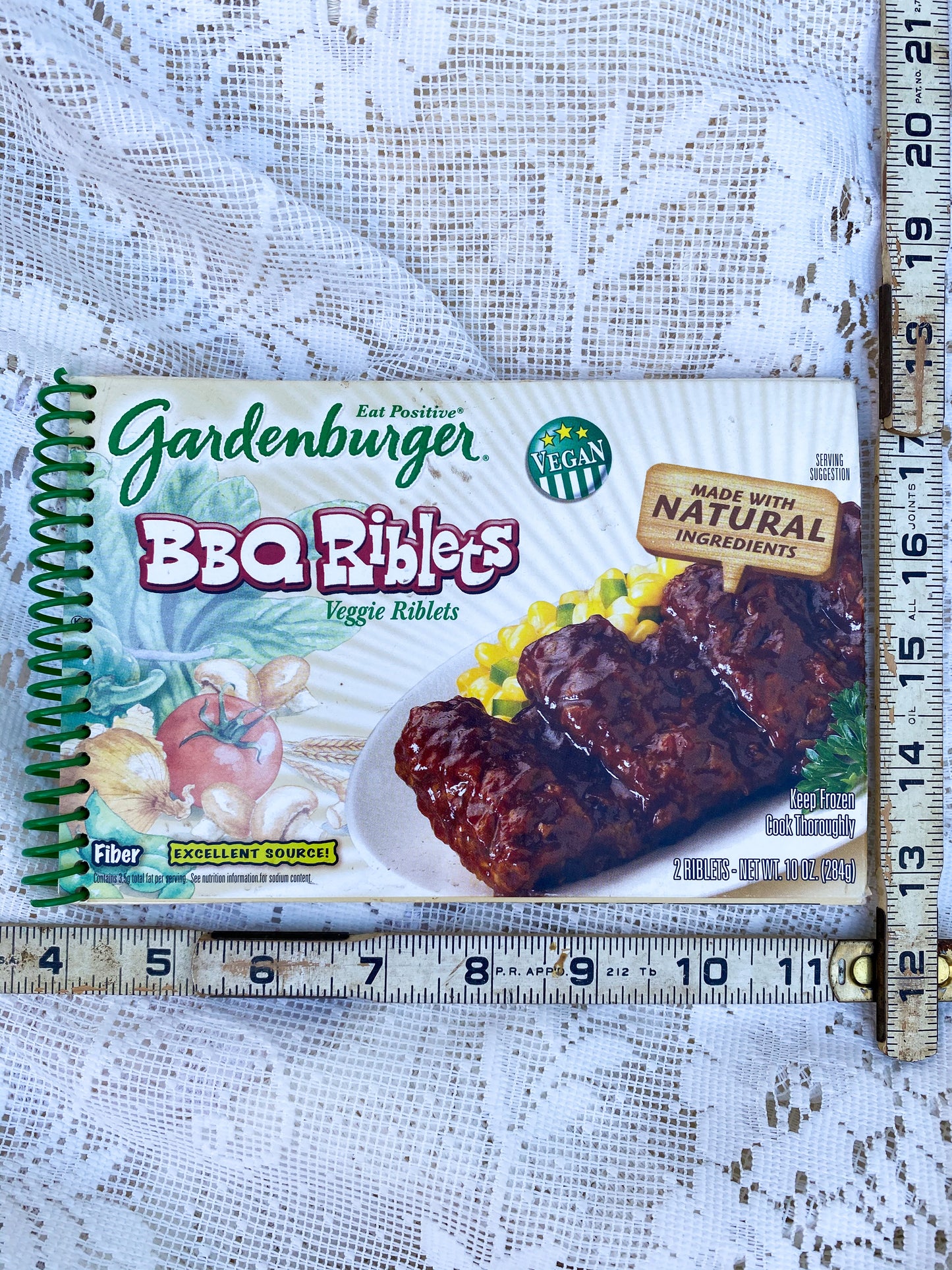 Gardenburger Veggie Riblets Recycled Notebook