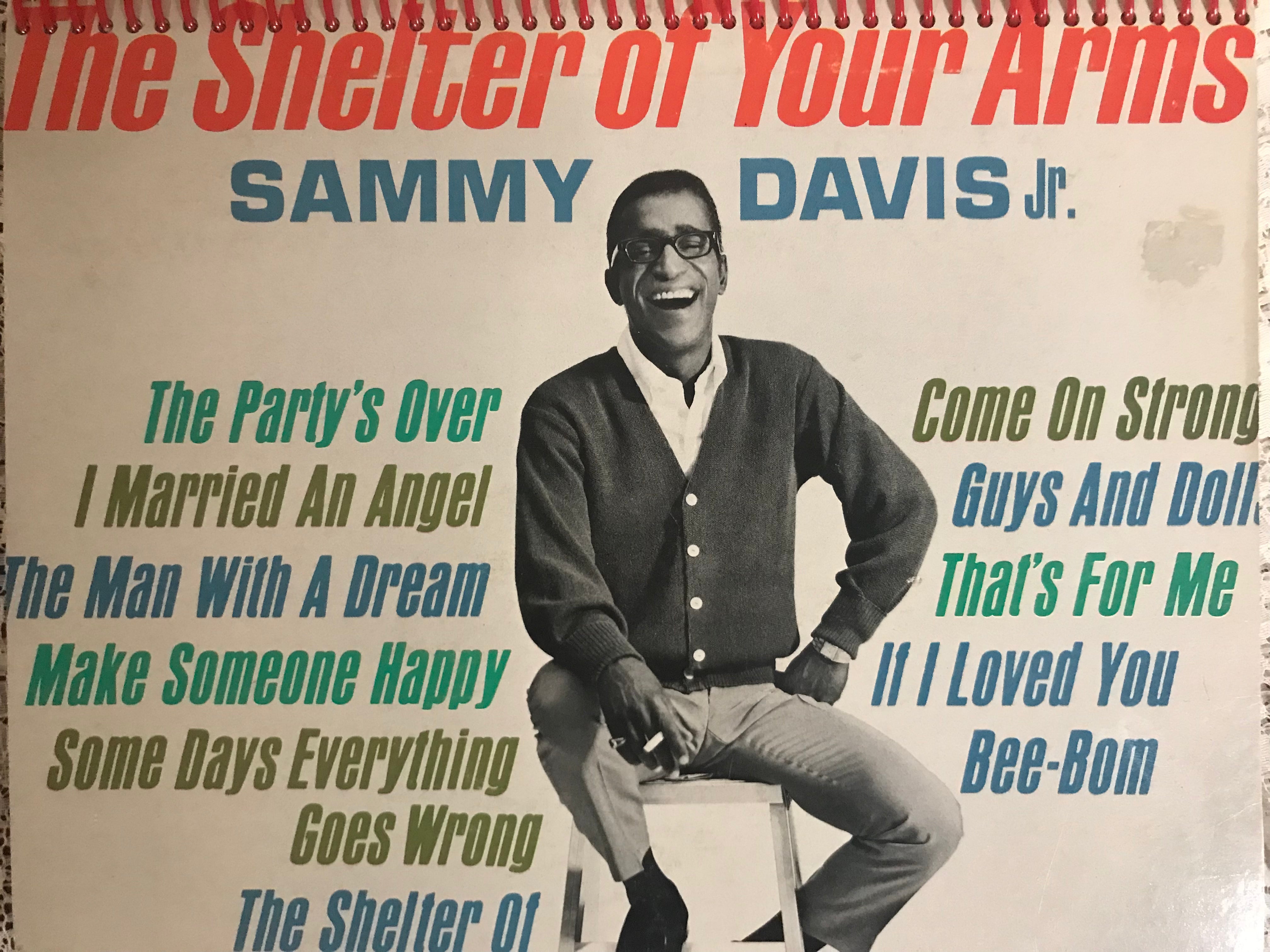 Sammy Davis Jr The Shelter of Your Arms Album Cover Notebook