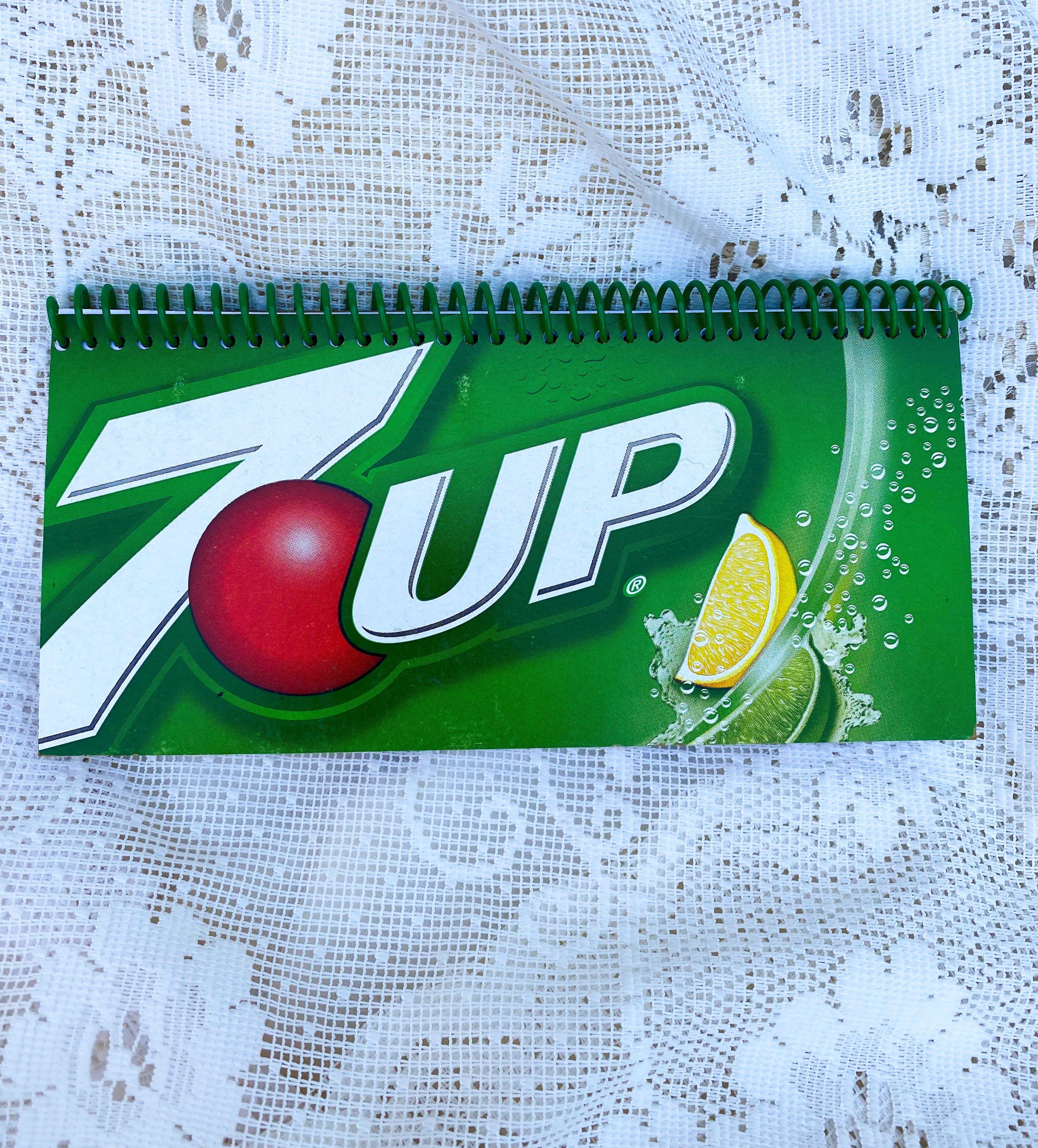 7UP Upcycled Spiral Notebook