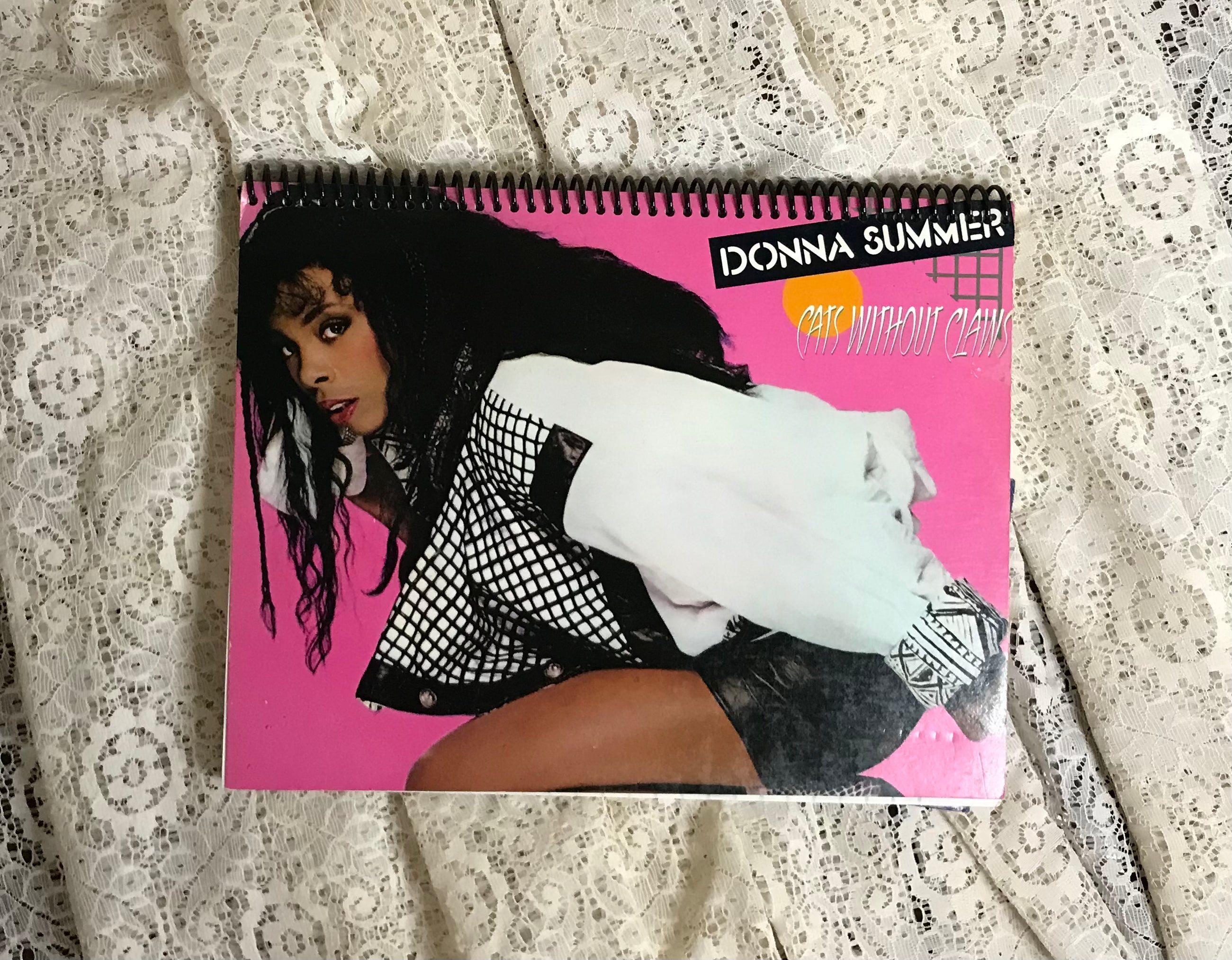 Donna Summer Cats Without Claws Album Cover Notebook