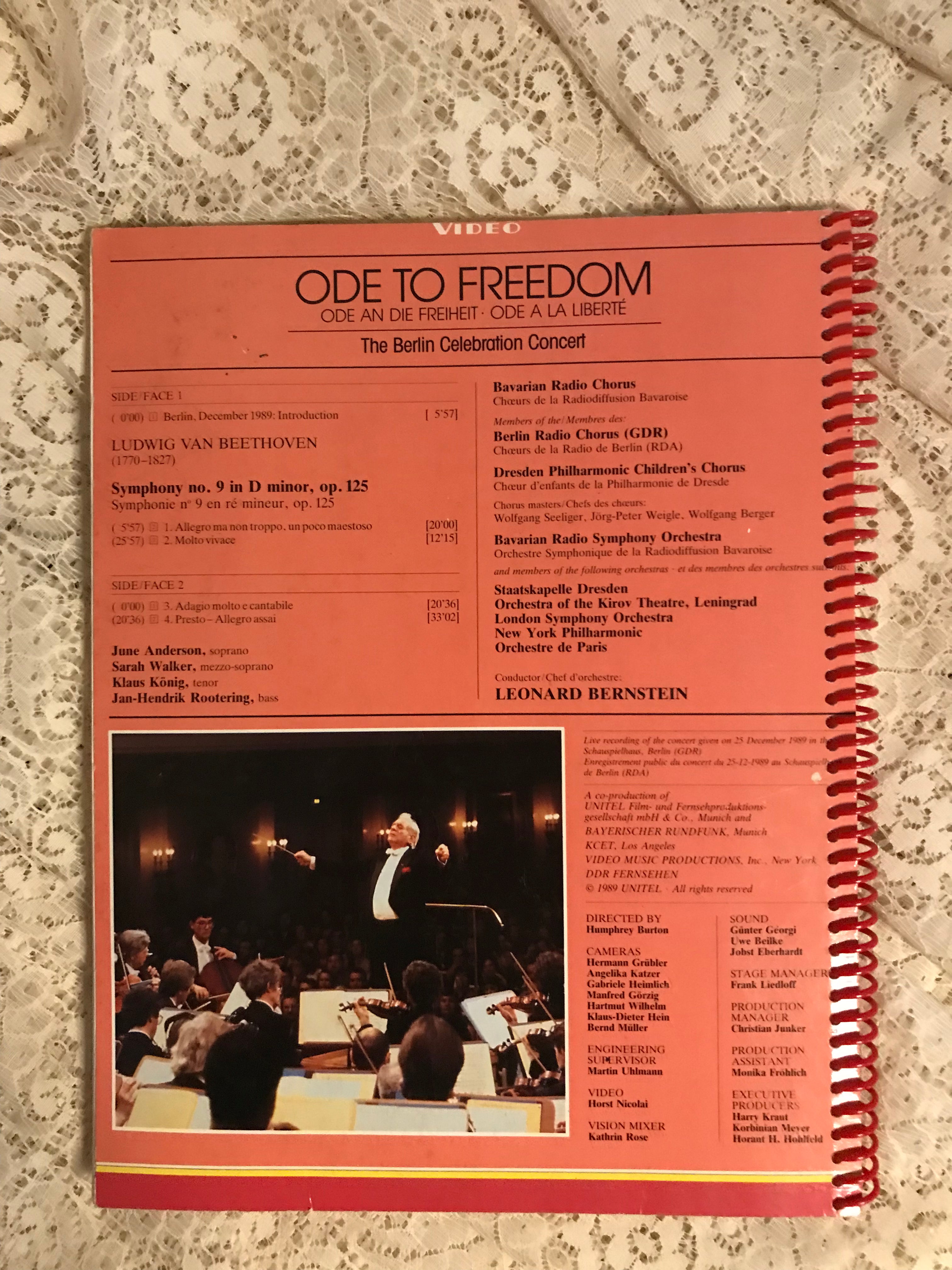 Ode to Freedom Album Cover Notebook