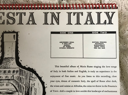 Fiesta in Italy Album Cover Notebook