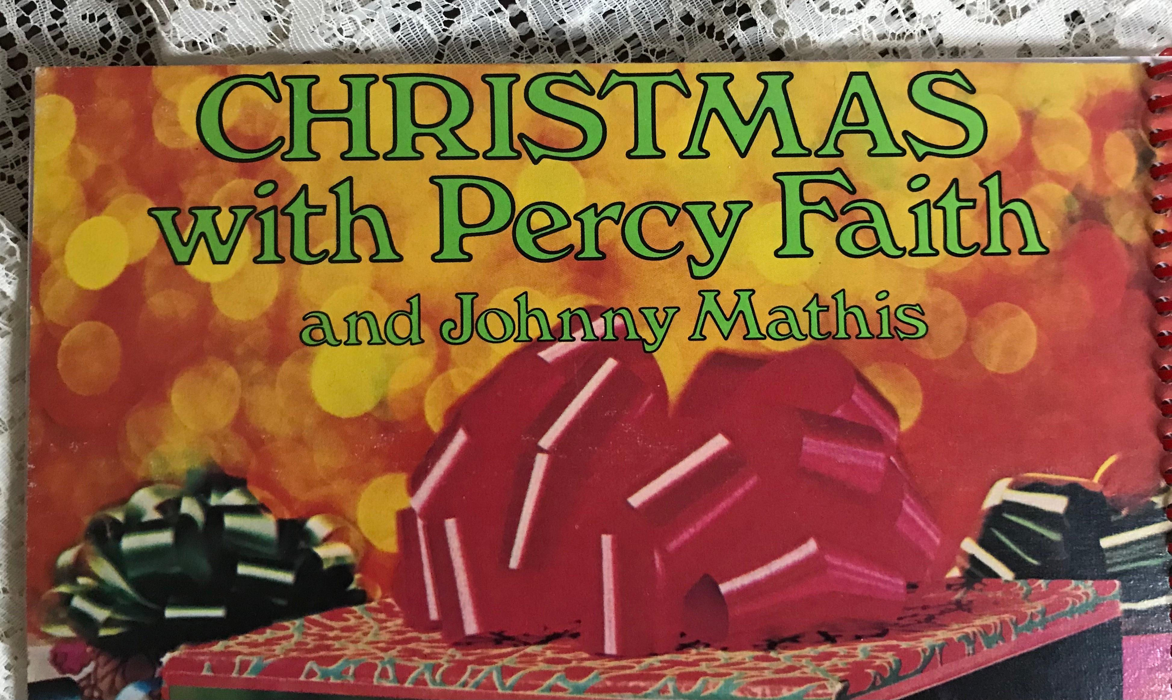 Christmas with Johnny Mathis and Percy Faith Album Cover Notebook