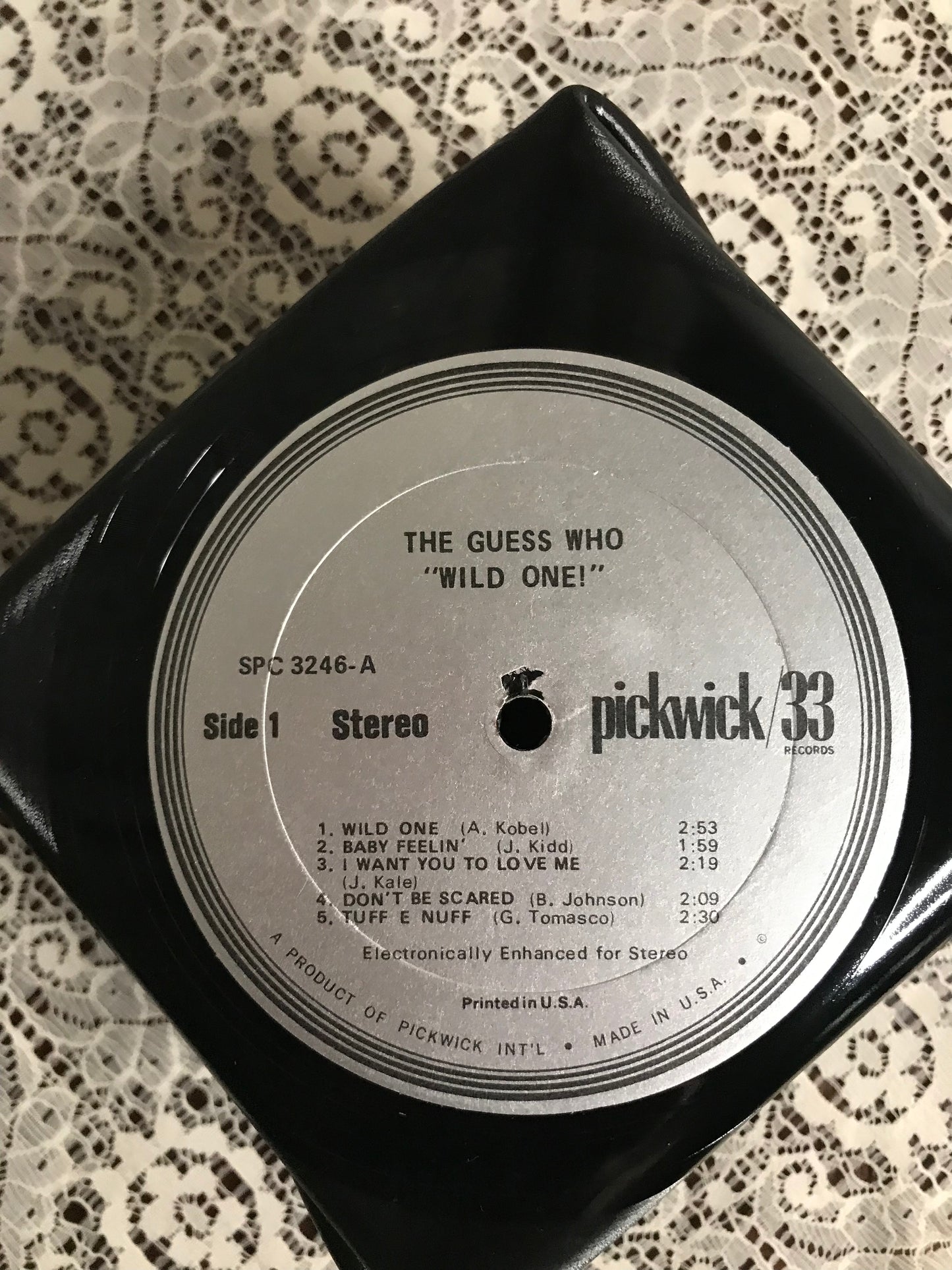 Record Bowl The Guess Who…Wild One