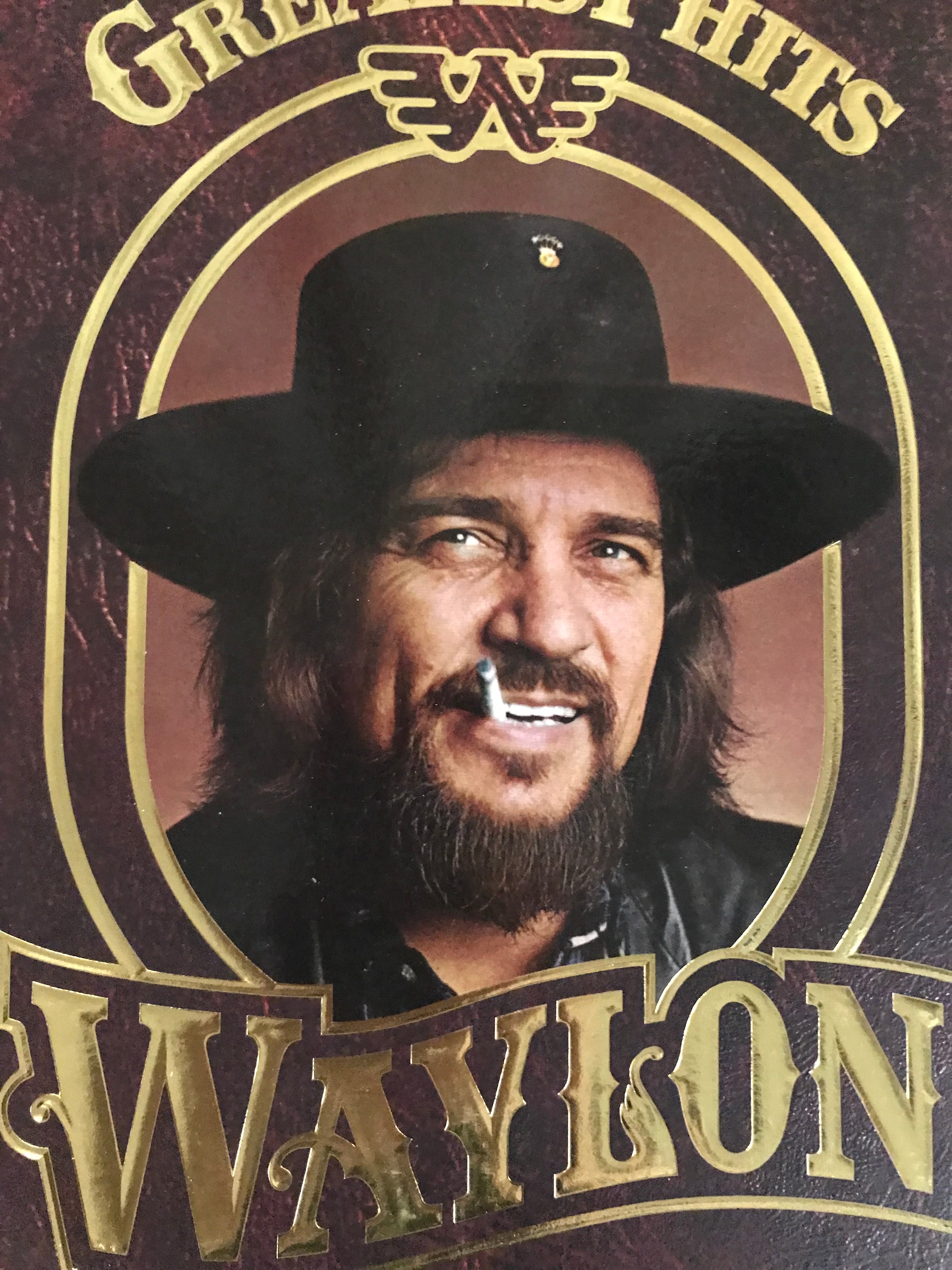 Waylon Jennings Greatest Hits Album Cover Notebook