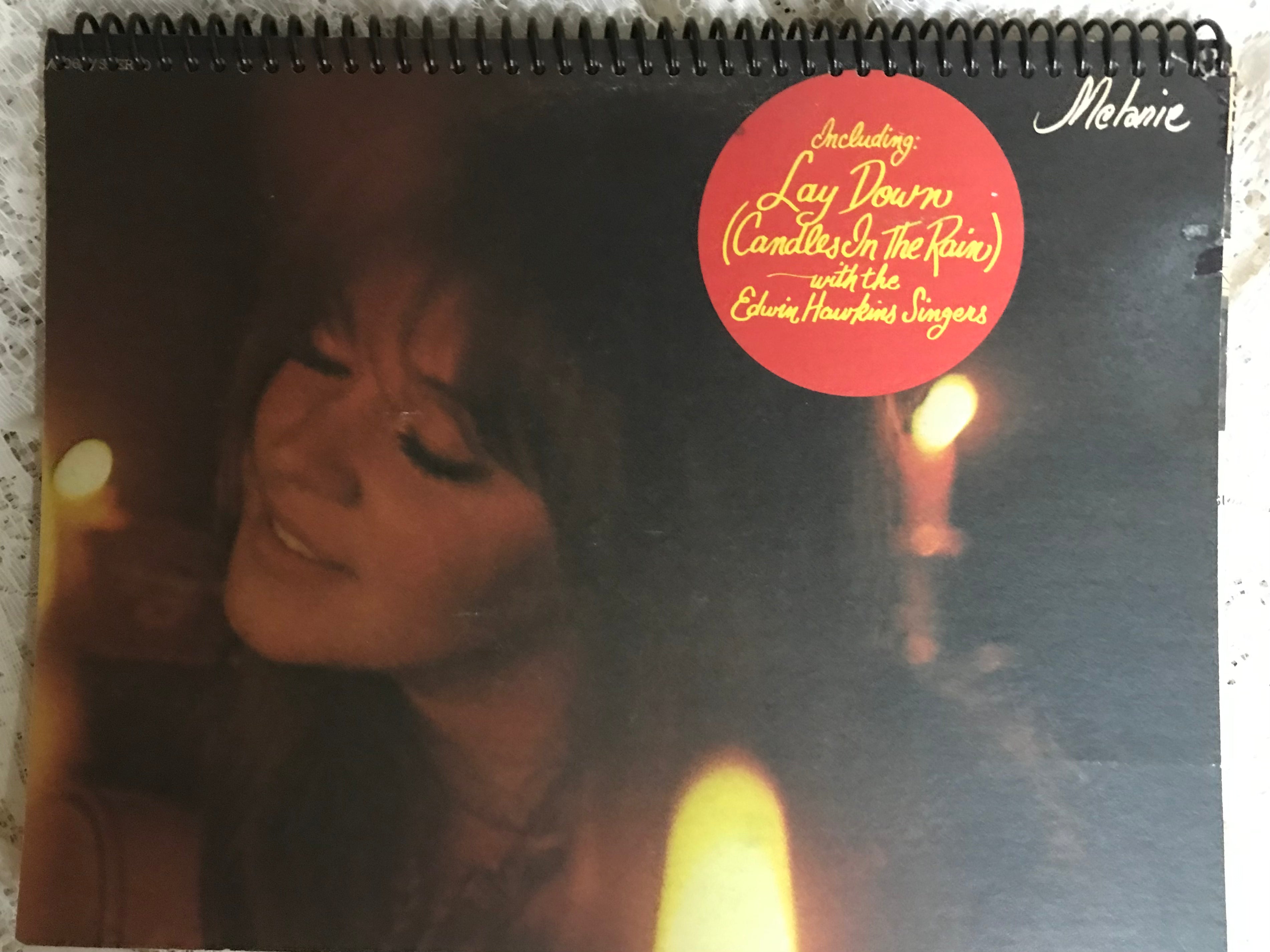 Melanie Lay Down Candles Album Cover Notebook