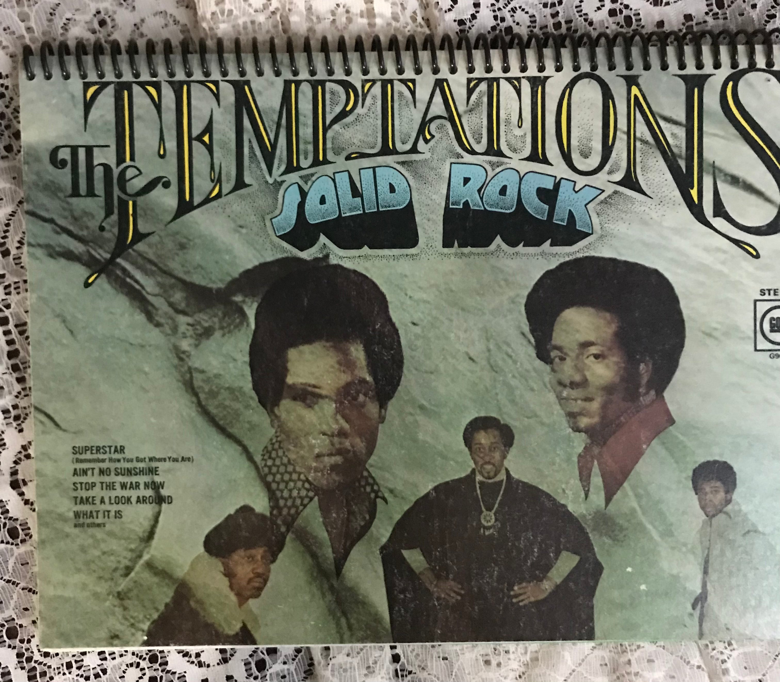 Temptations Solid Gold Album Cover Notebook