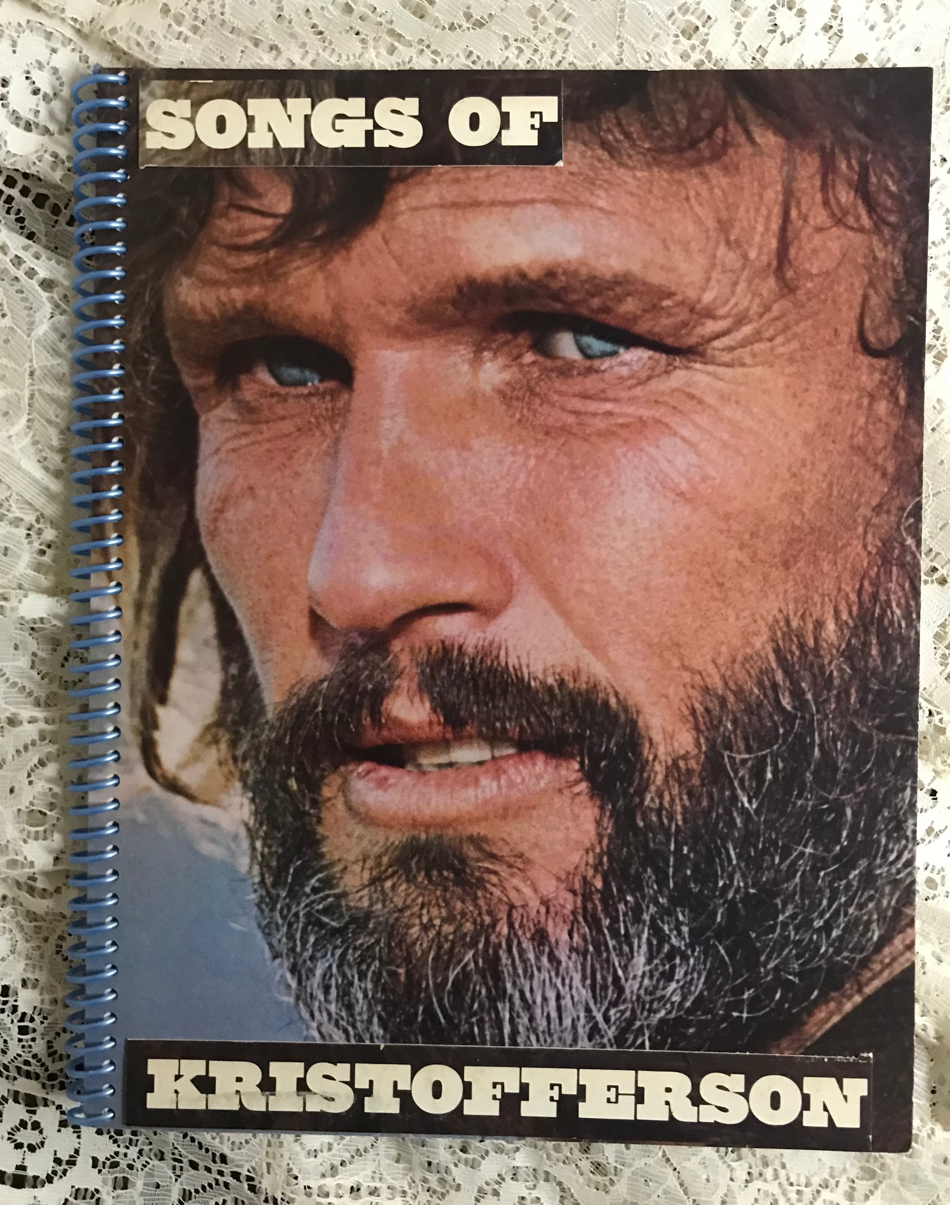 Kris Kristofferson, Songs Of, Album Cover Notebook