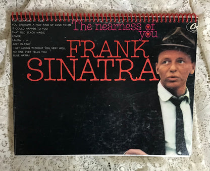 Frank Sinatra  The Nearness of You Album Cover Notebook