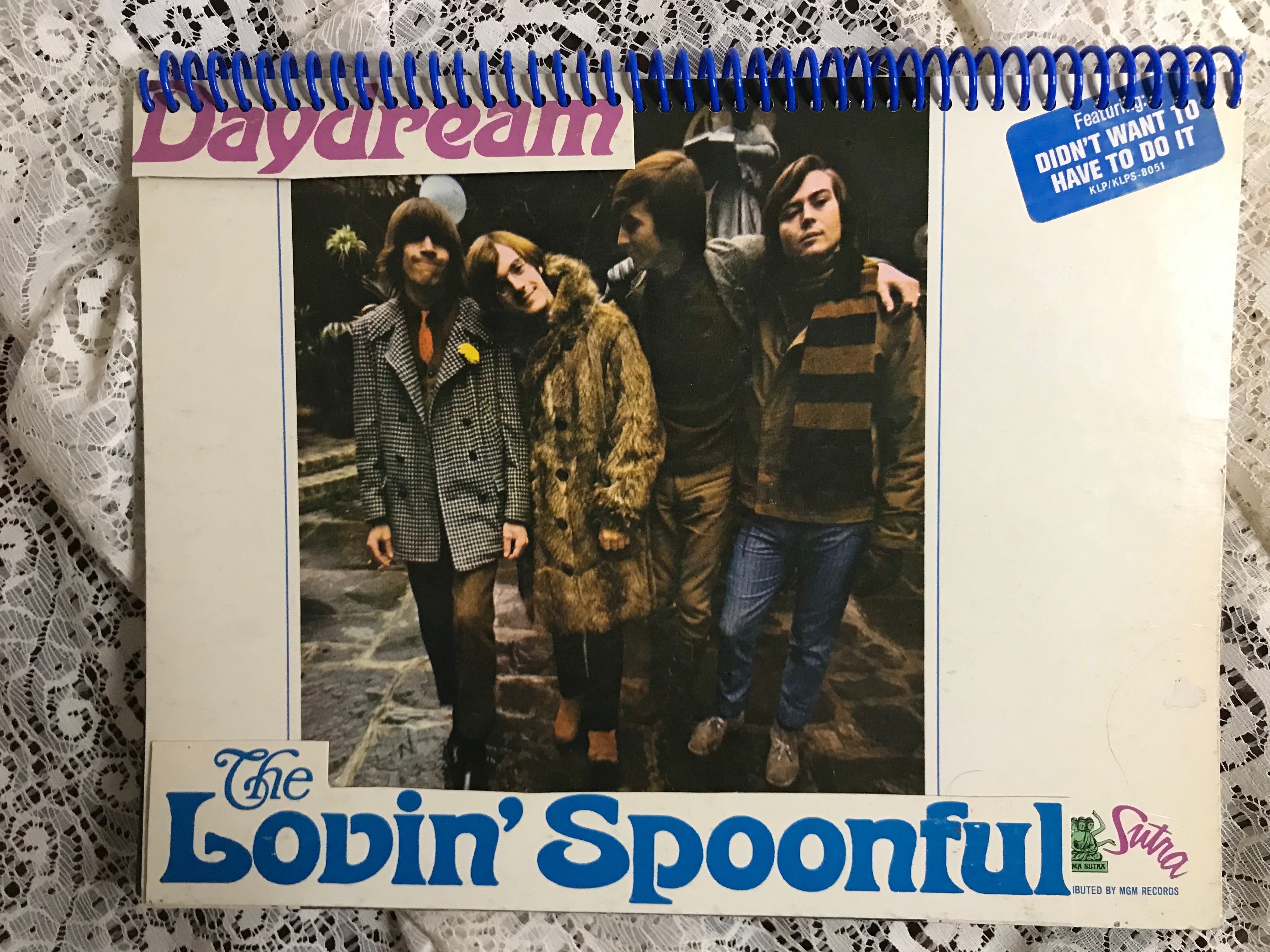 Lovin Spoonful Daydreamin Album Cover Notebook