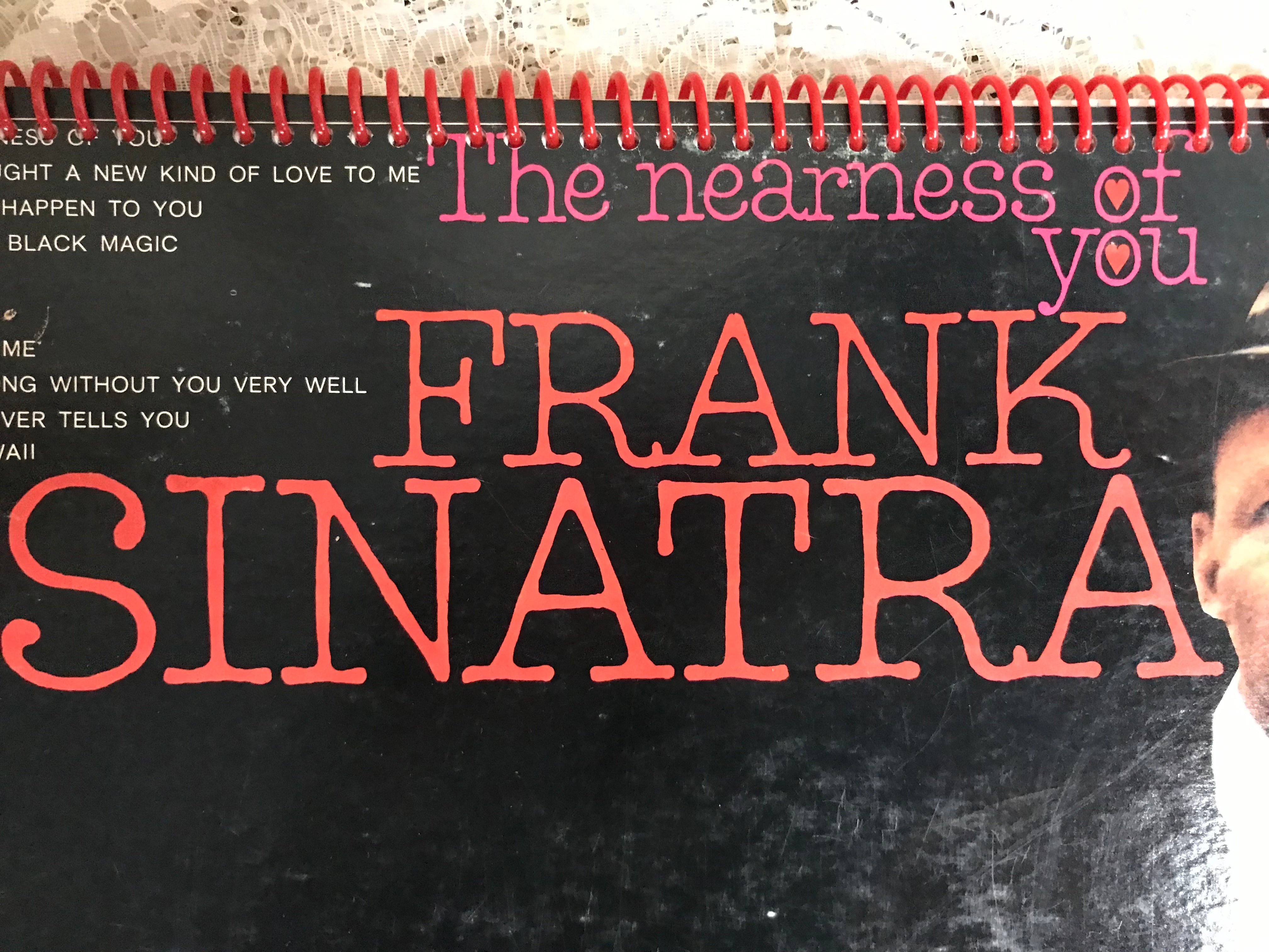 Frank Sinatra  The Nearness of You Album Cover Notebook