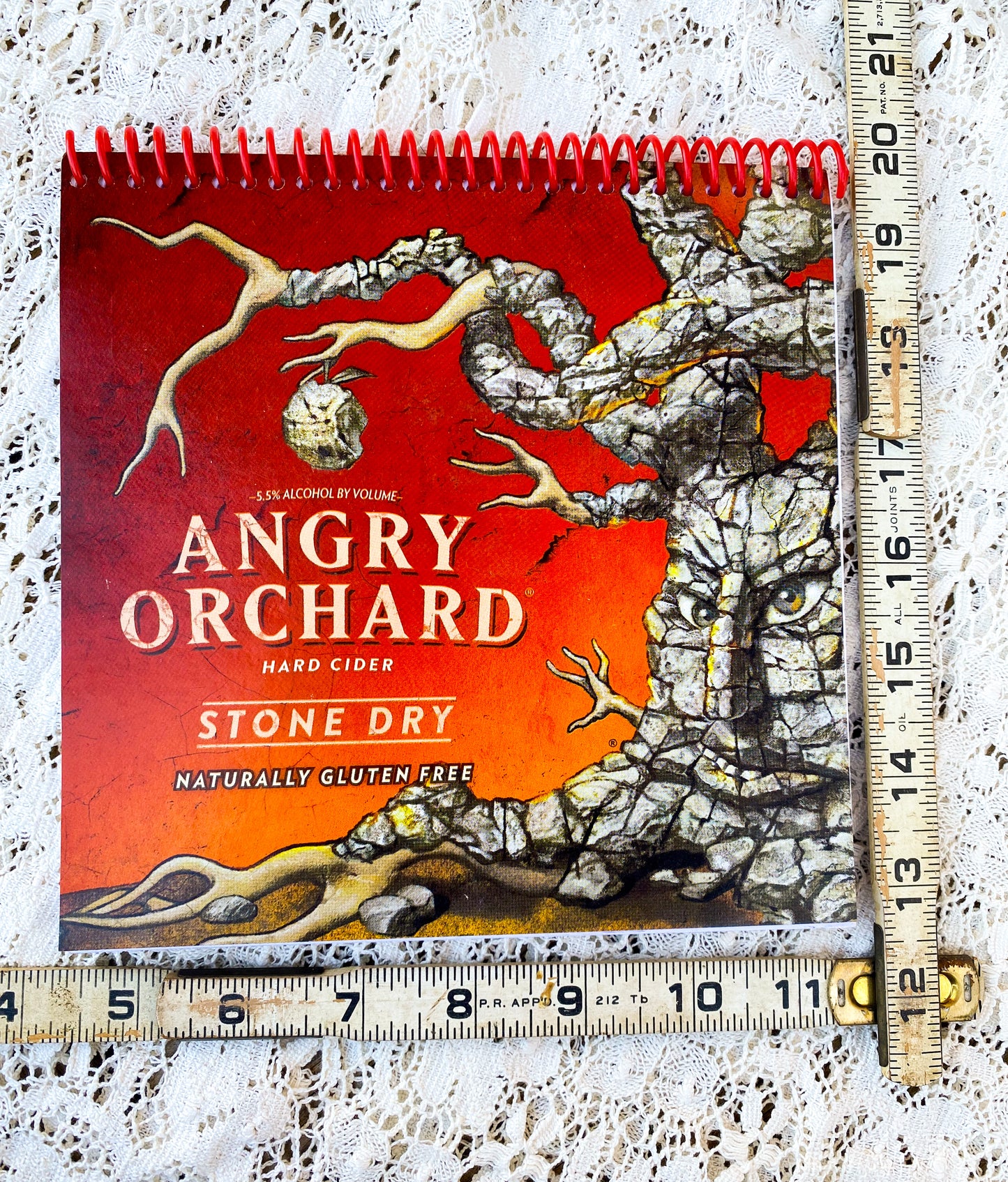 Angry Orchard Stone Dry Recycled Beer Carton Notebook