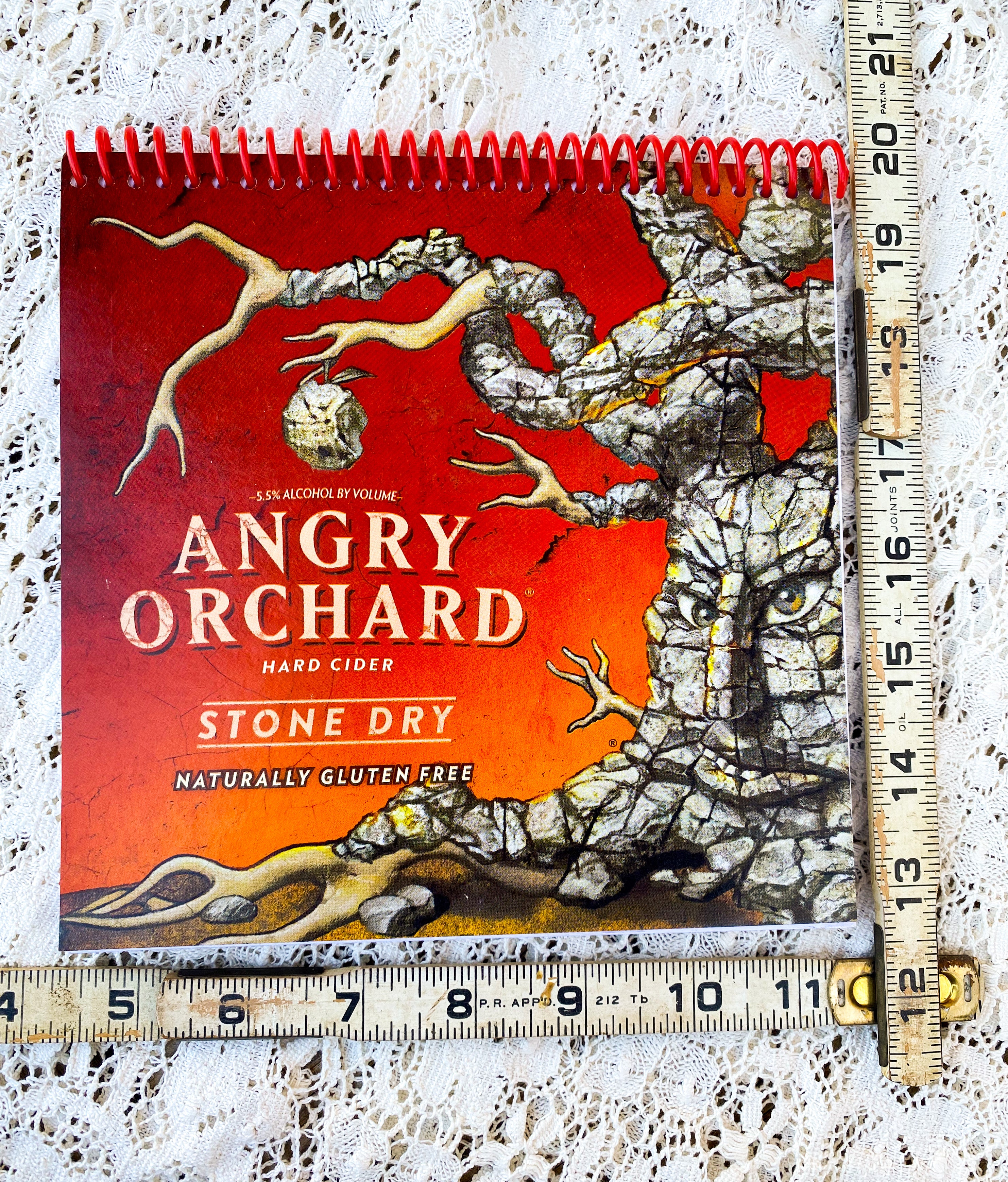 Angry Orchard Stone Dry Recycled Beer Carton Notebook