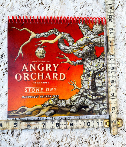 Angry Orchard Stone Dry Recycled Beer Carton Notebook
