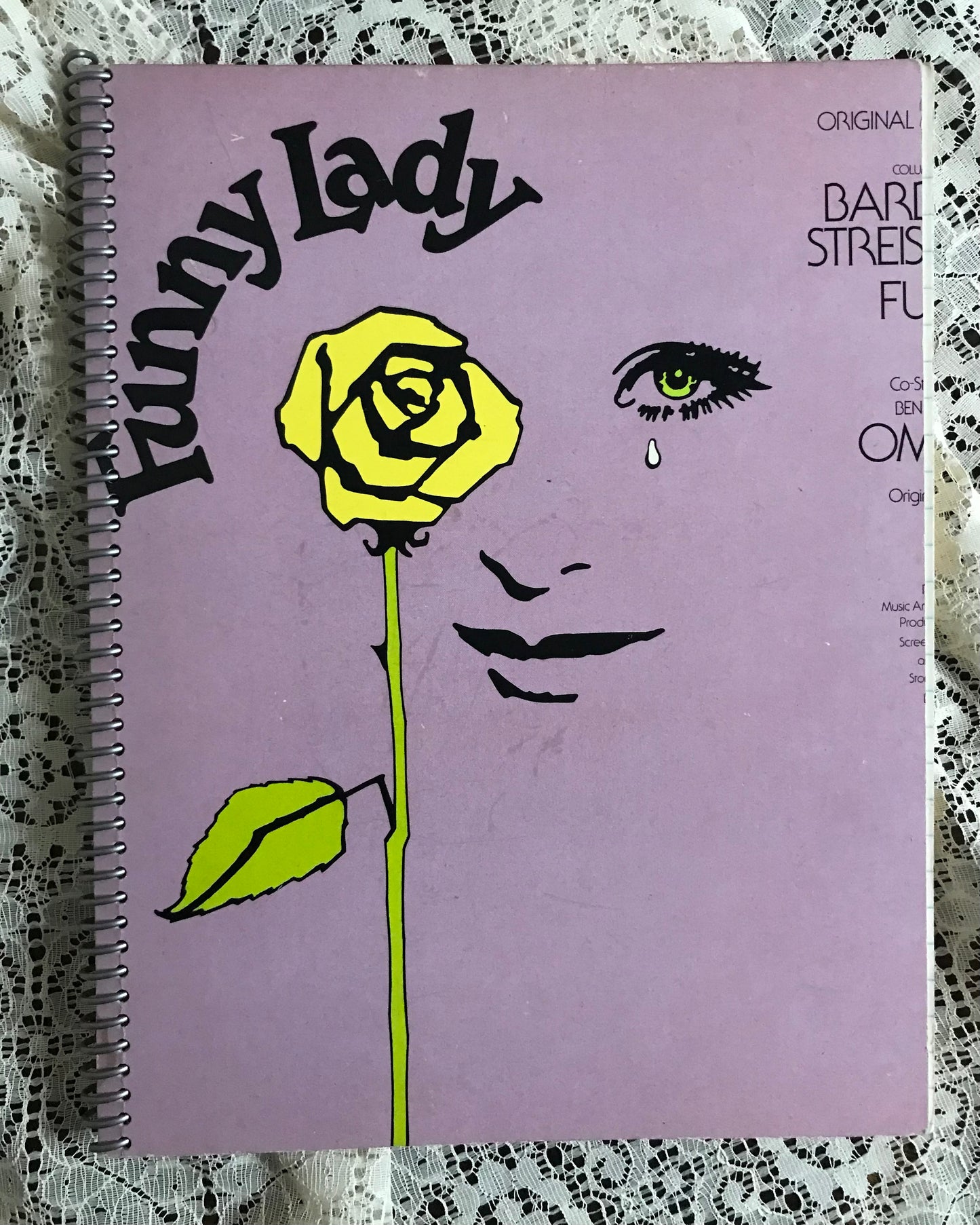 Barbra Streisand Funny Lady Album Cover Notebook