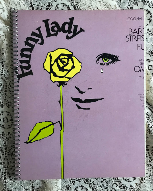 Barbra Streisand Funny Lady Album Cover Notebook