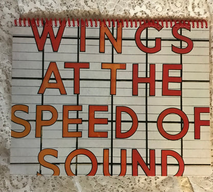 Paul McCartney Wings at the Speed of Sound  Album Cover Notebook