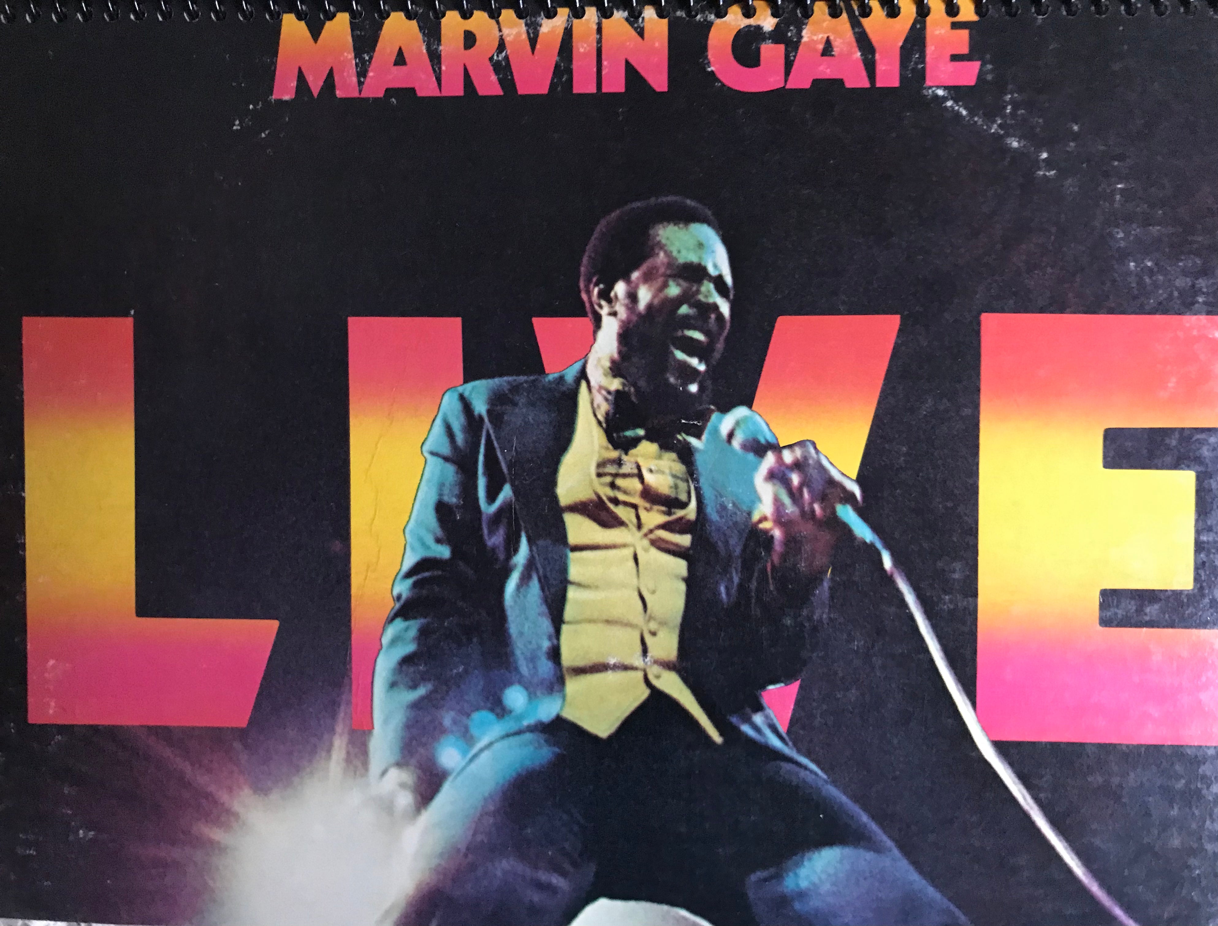 Marvin Gaye  at the London Palladium Album Cover Notebook