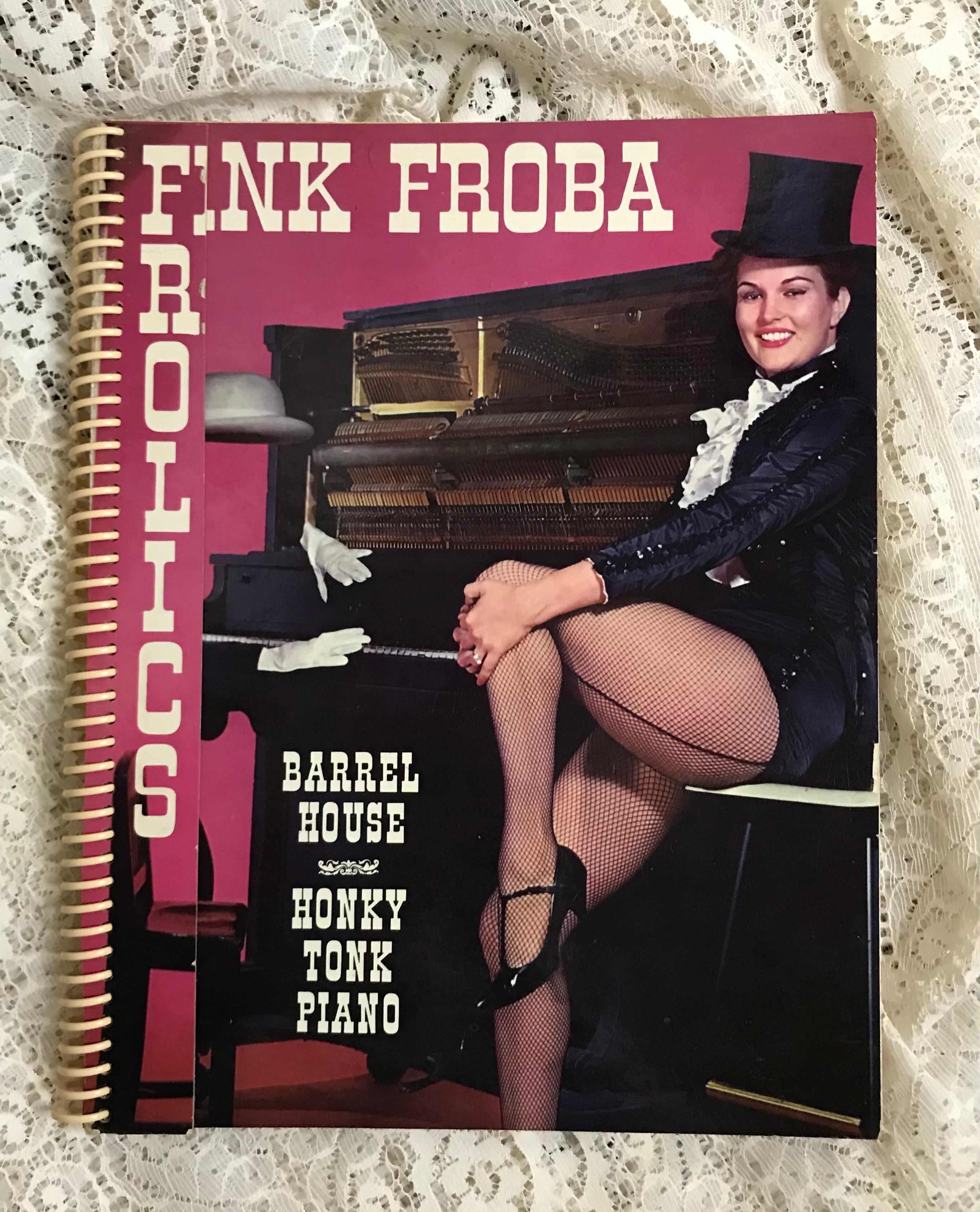 Frank Froba Honky Tonk Piano Album Cover Notebook