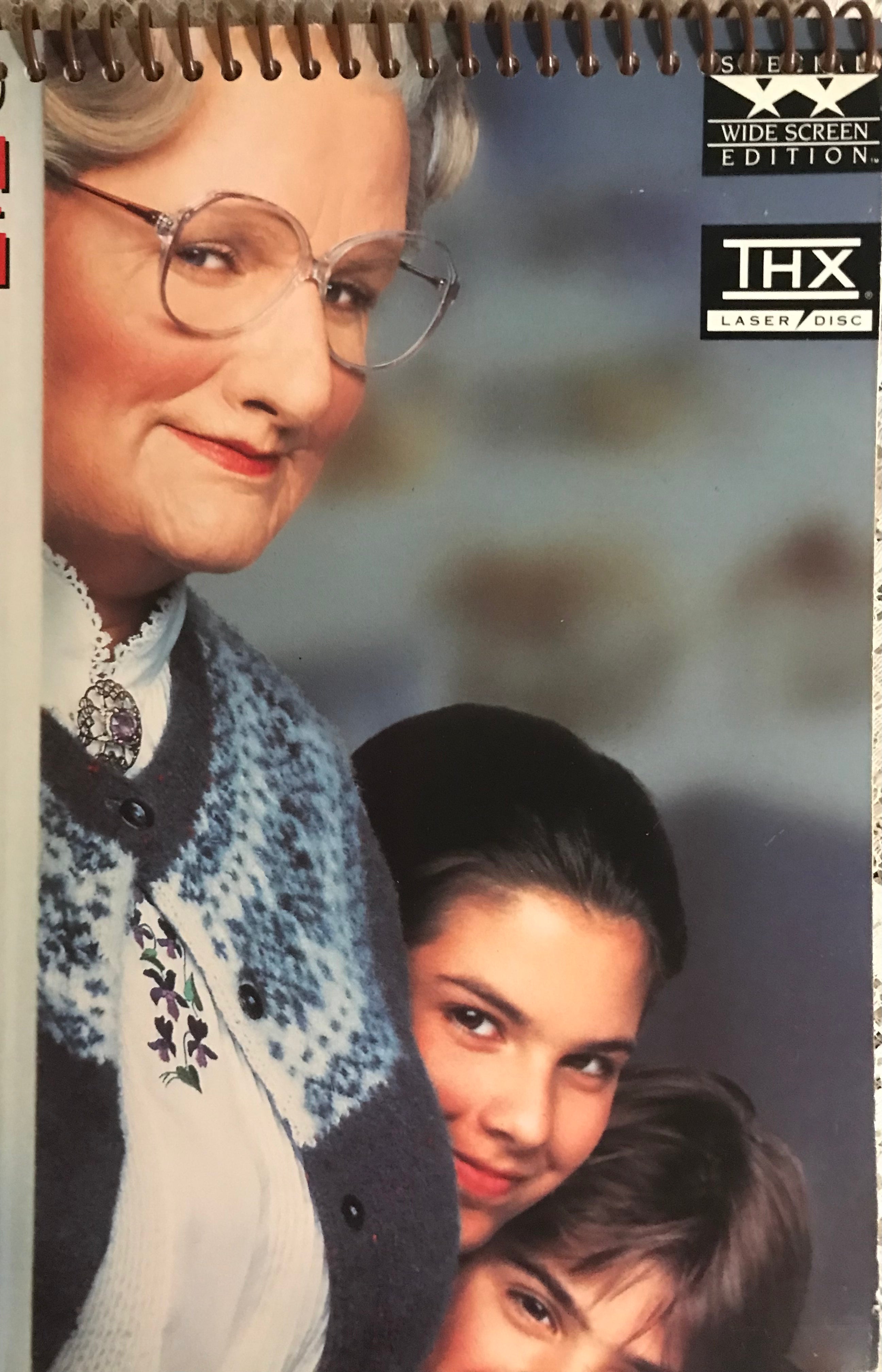 Mrs. Doubtfire Album Cover Notebook