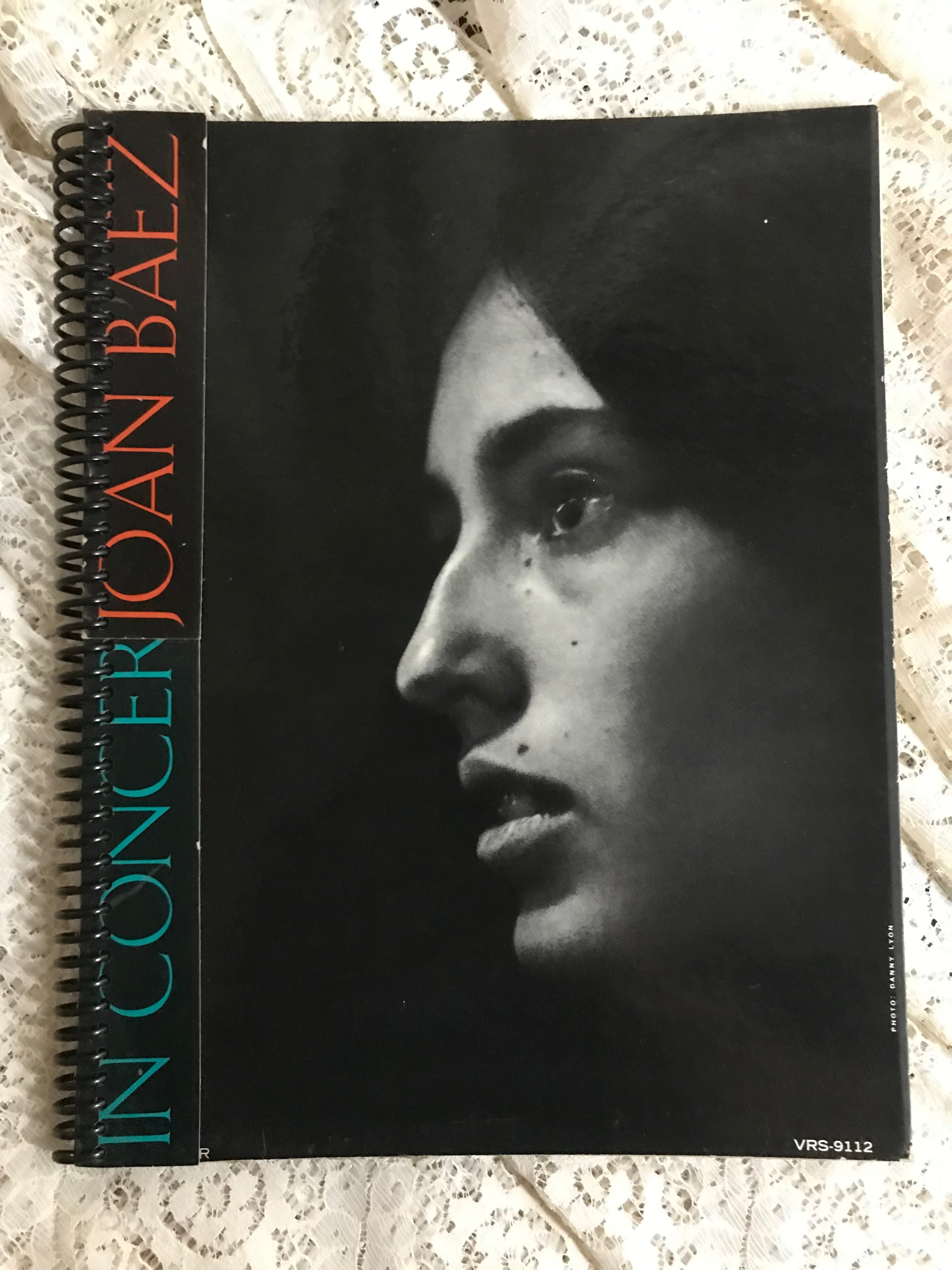 Joan Baez In Concert Album Cover Notebook