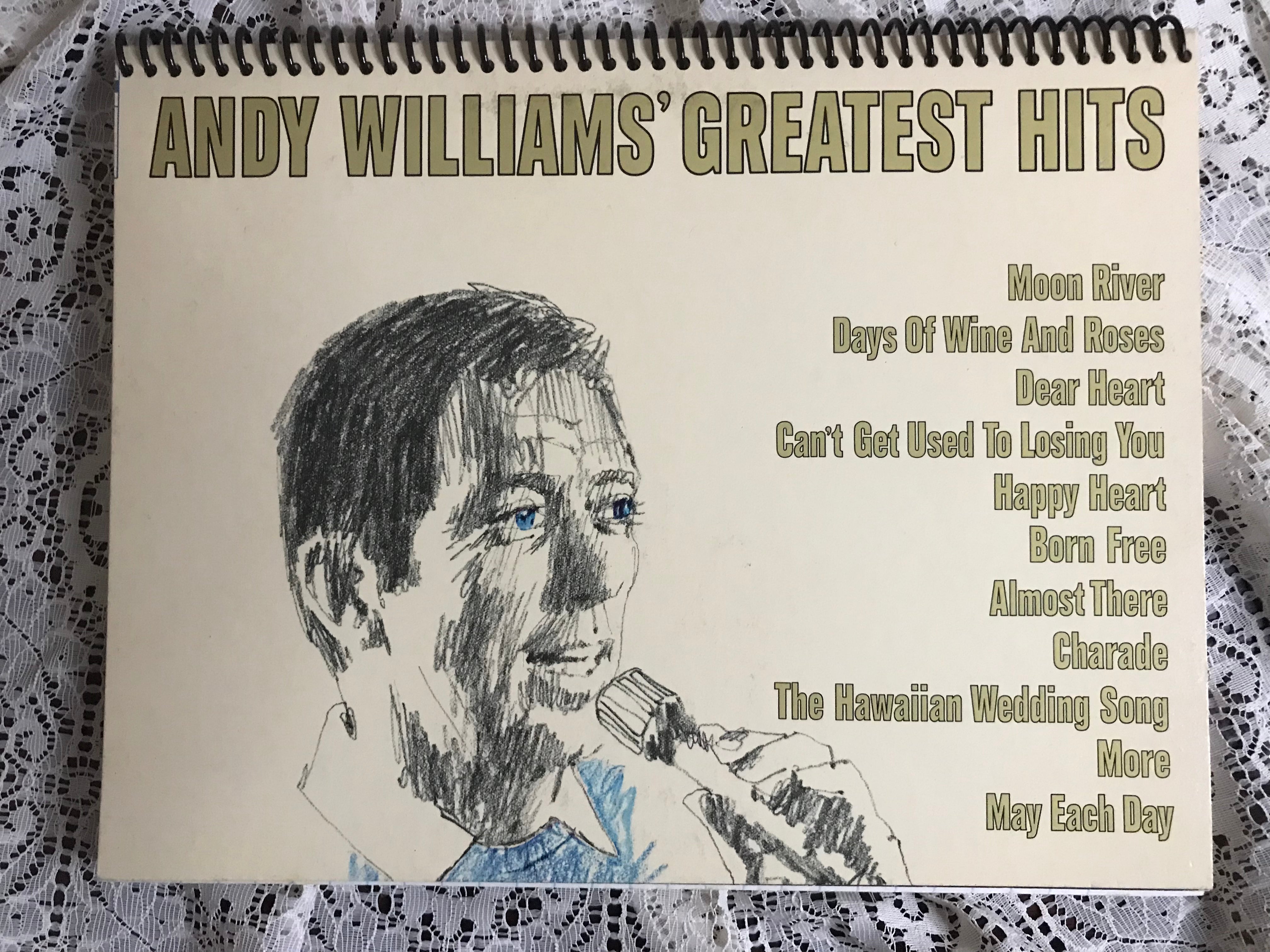Andy Williams Album Cover Notebook