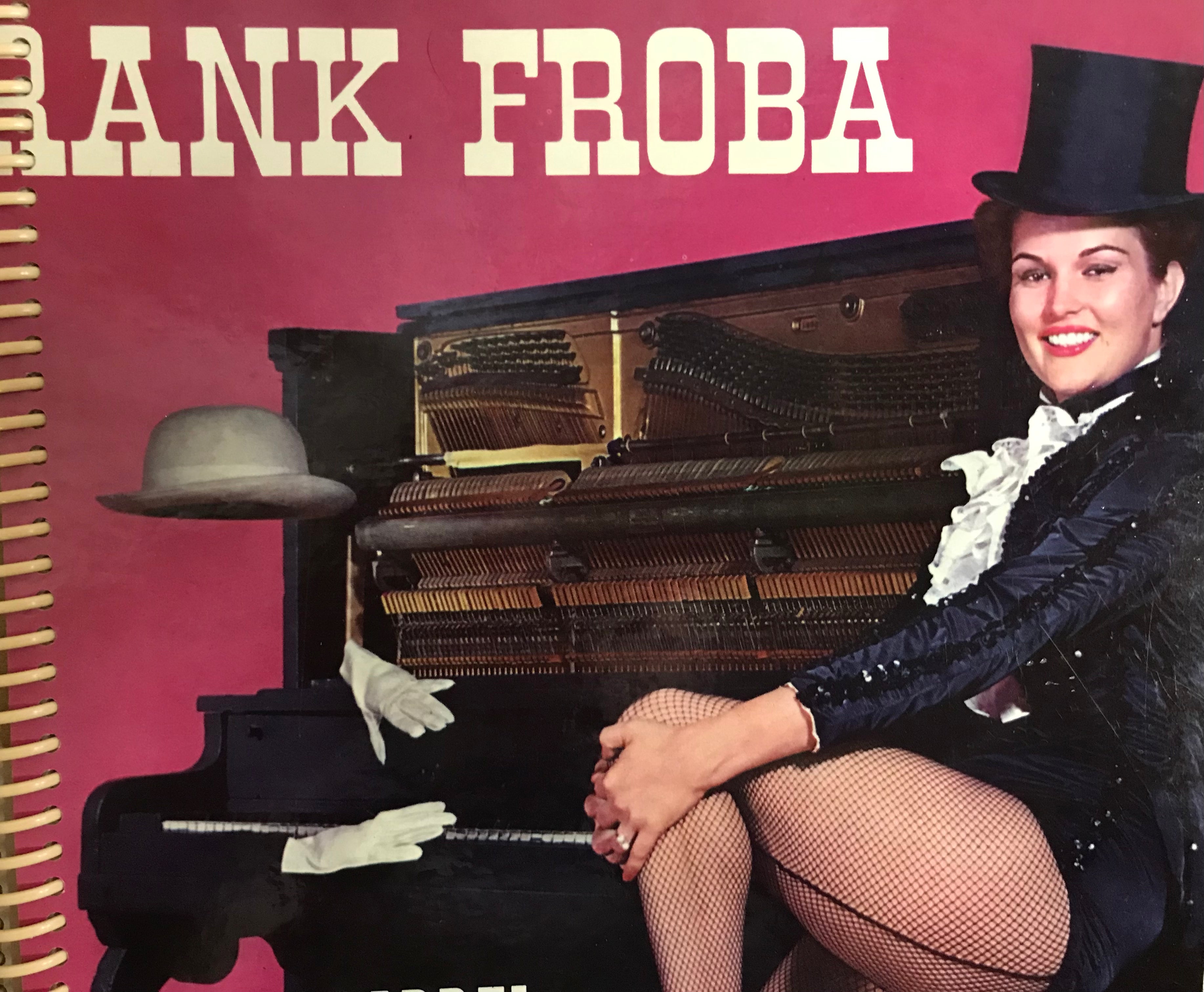 Frank Froba Honky Tonk Piano Album Cover Notebook