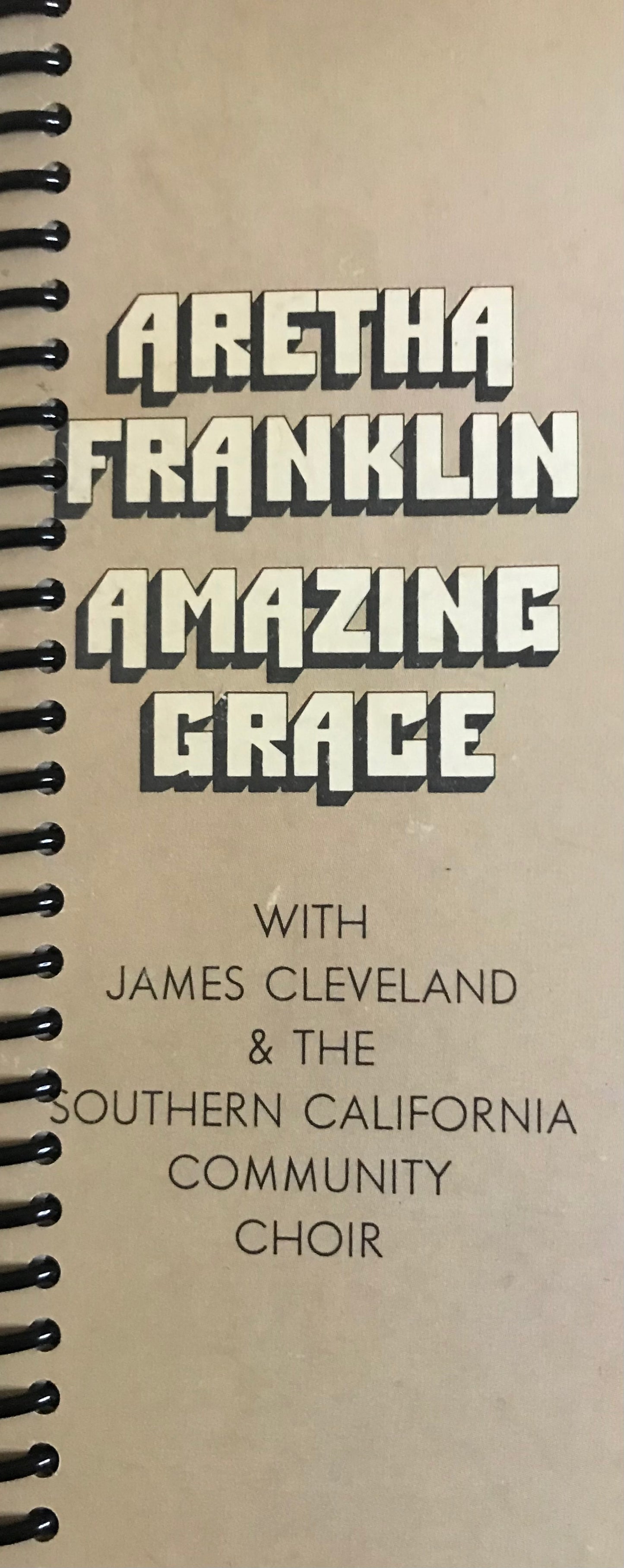 Aretha Franklin Amazing Grace Album Cover Notebook