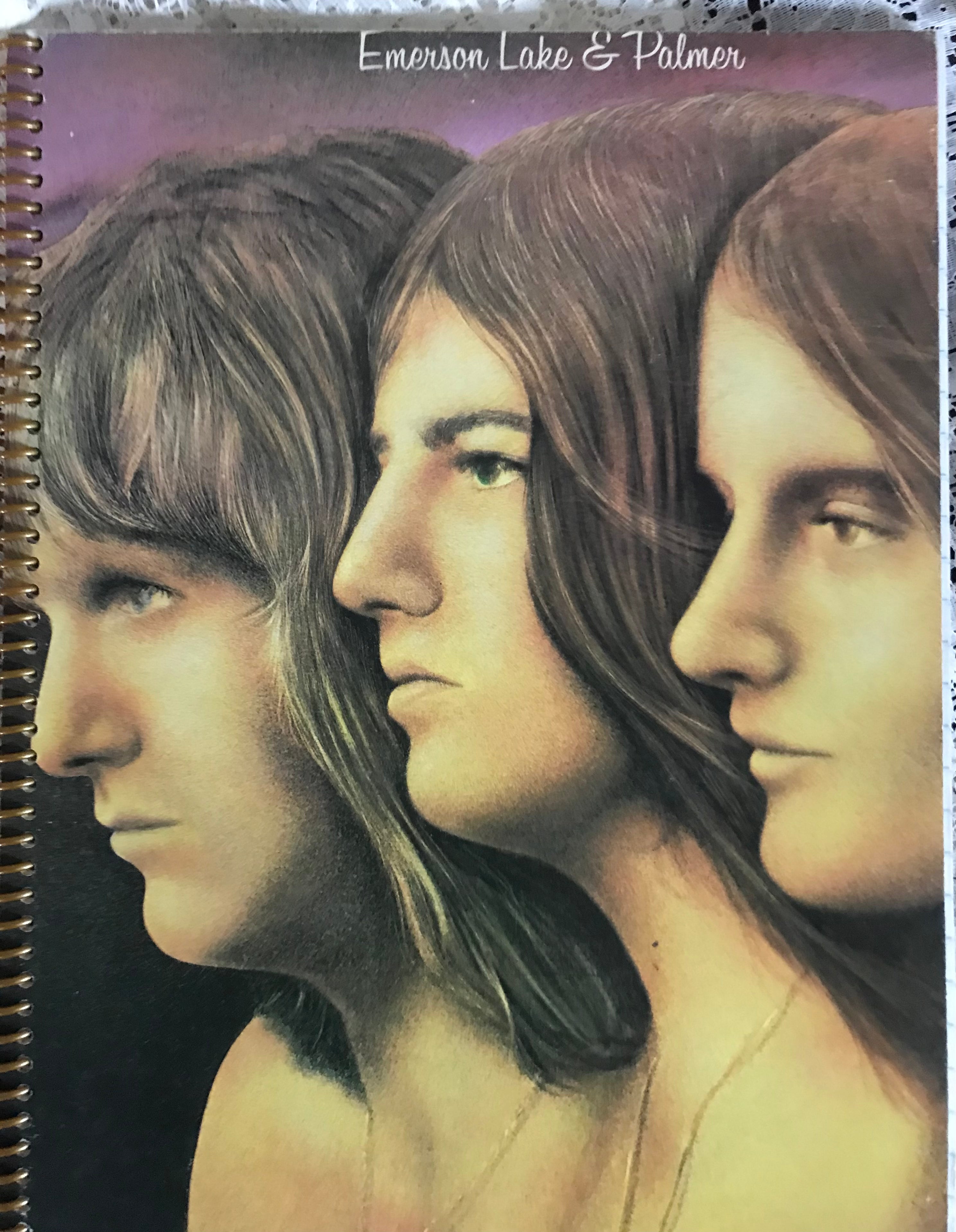 Emerson Lake and Palmer Album Cover Notebook